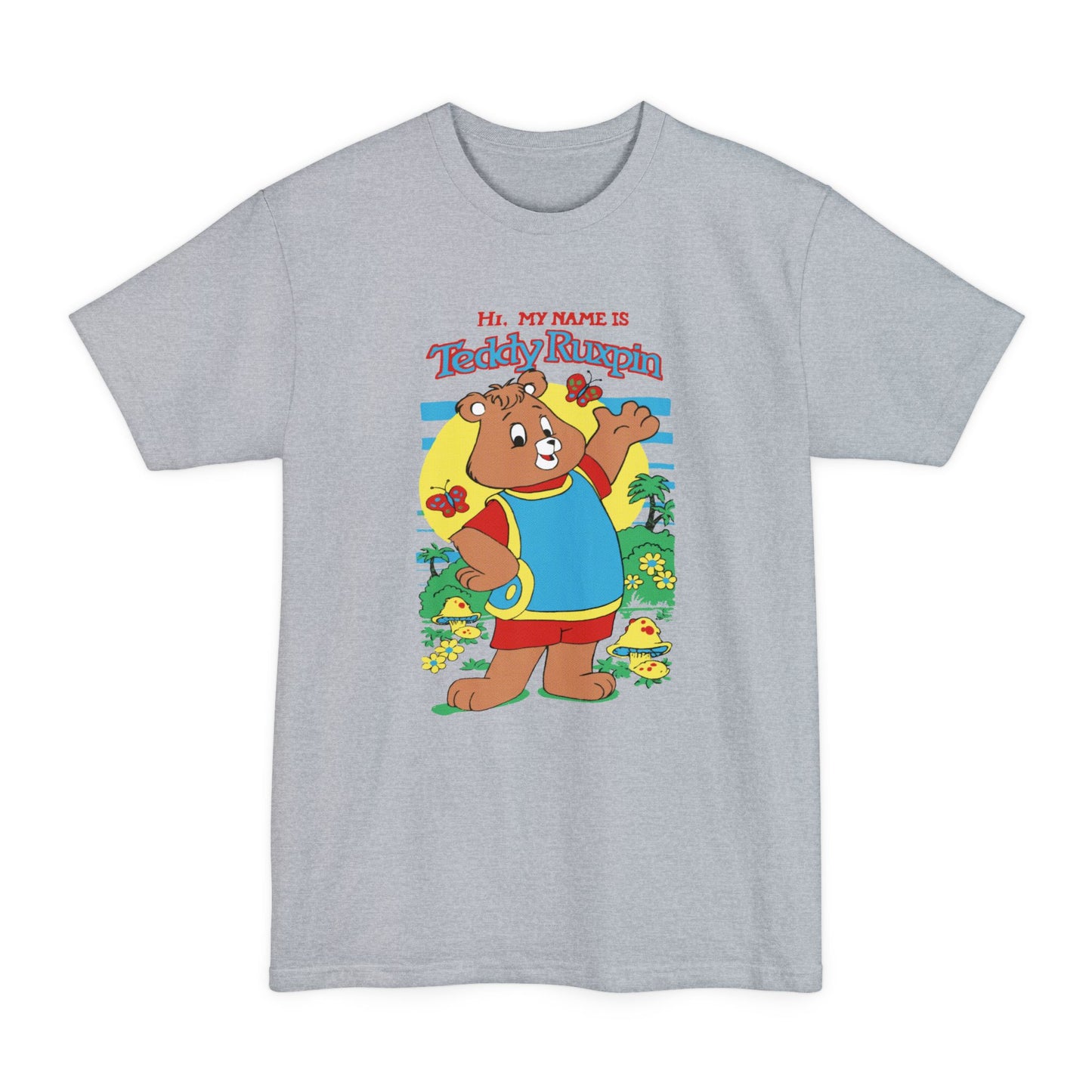 oversized vintage teddy ruxpin reproduction unisex tall beefy tshirt