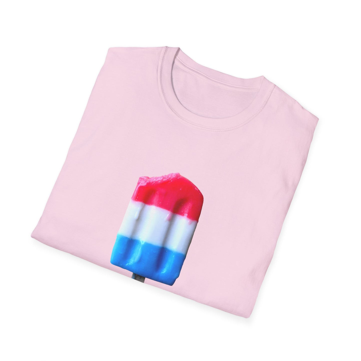 classic red white blue popsicle tshirt