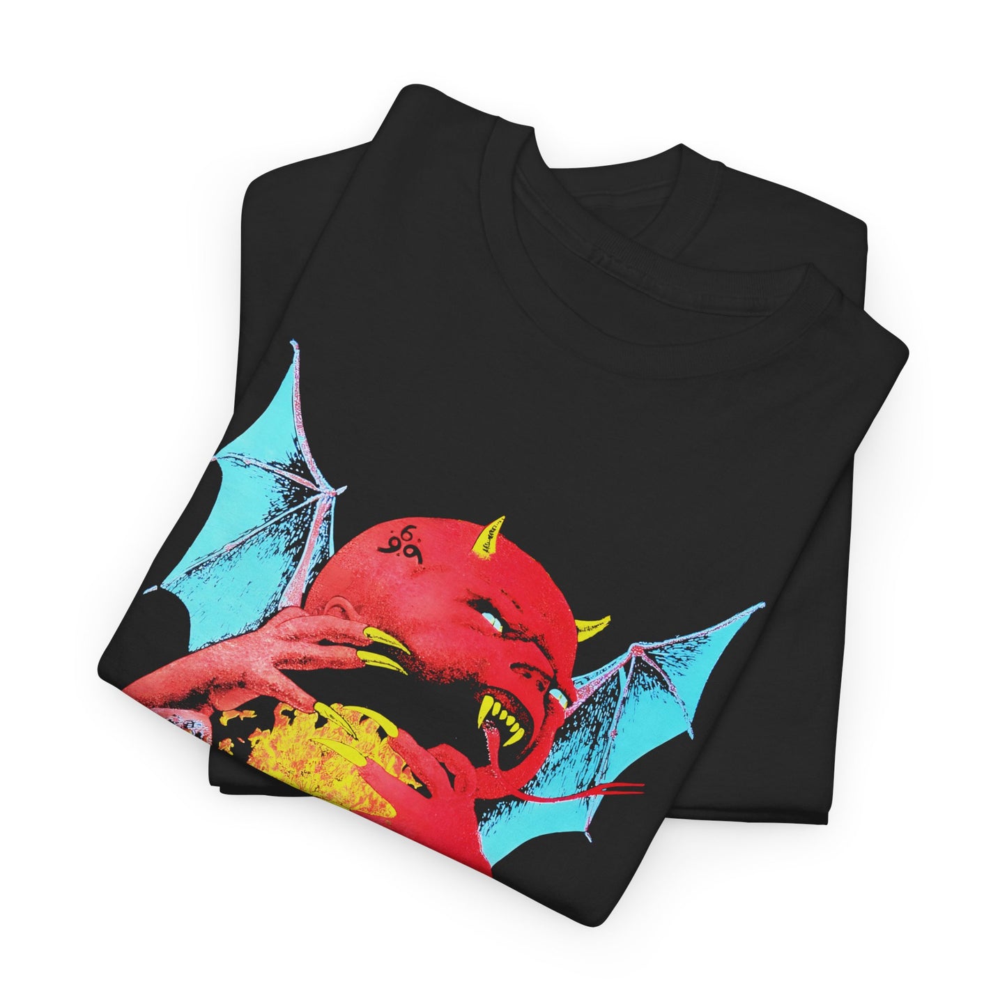 original demon child used for born again album cover reproduction tshirt