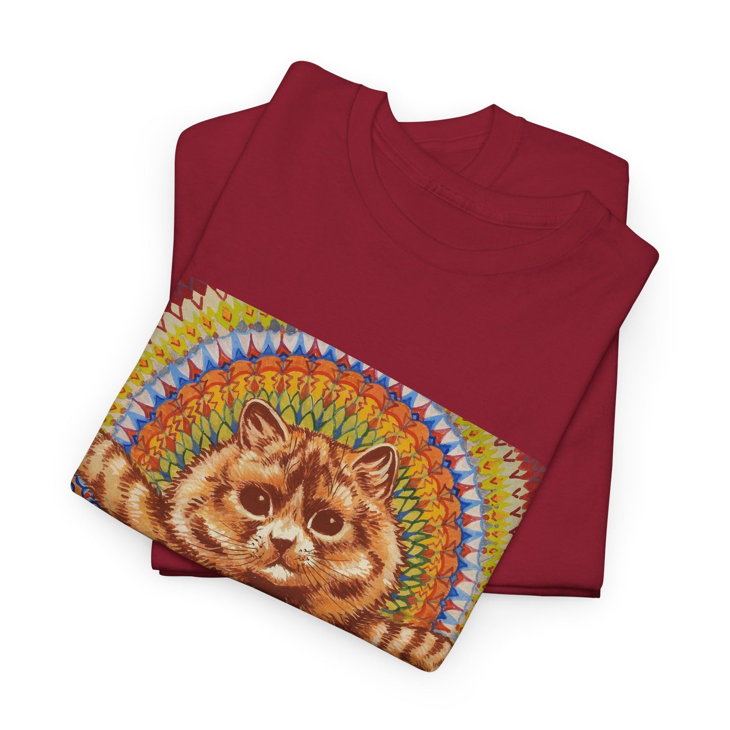 louis wain psychedelic kitty tshirt