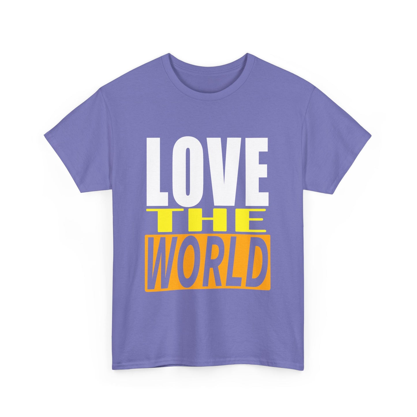 love the world vintage design tshirt