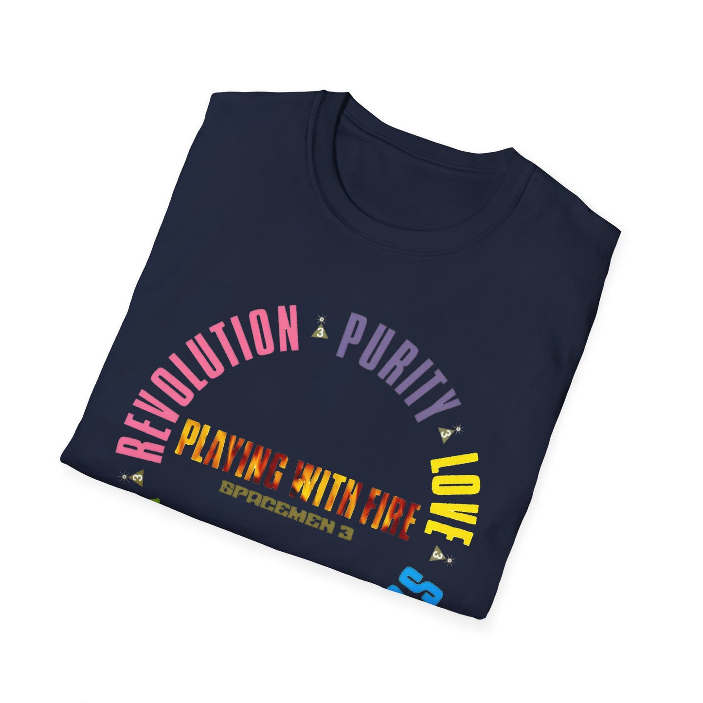 spacemen 3 1989 playing with fire album cover tshirt