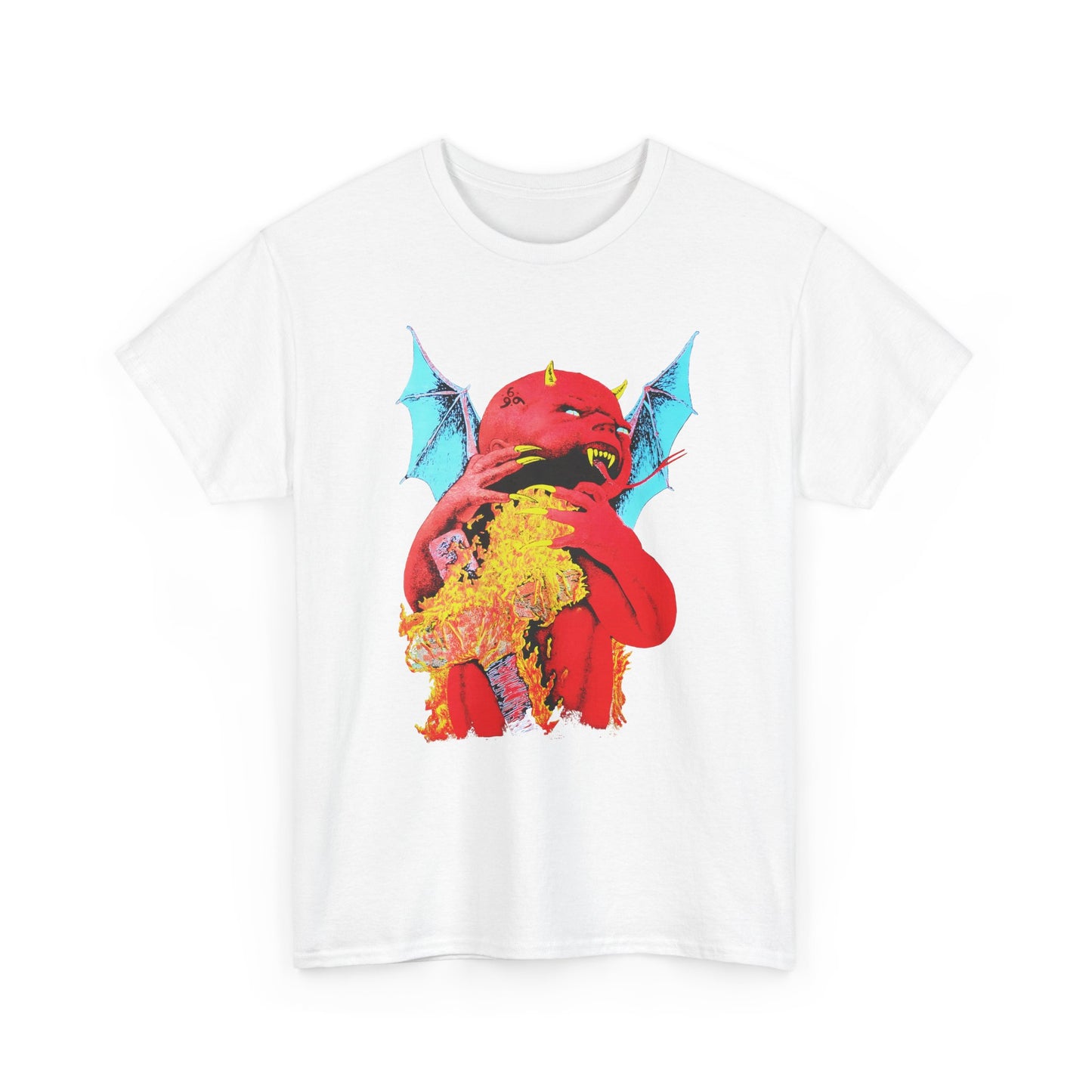 original demon child used for born again album cover reproduction tshirt