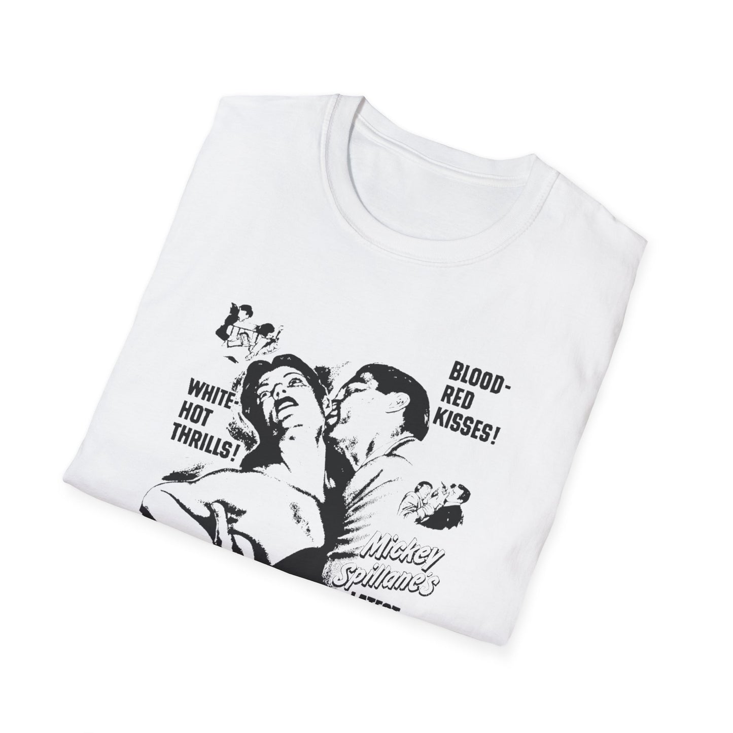 1955 film noir movie poster tshirt kiss me deadly by robert aldrich