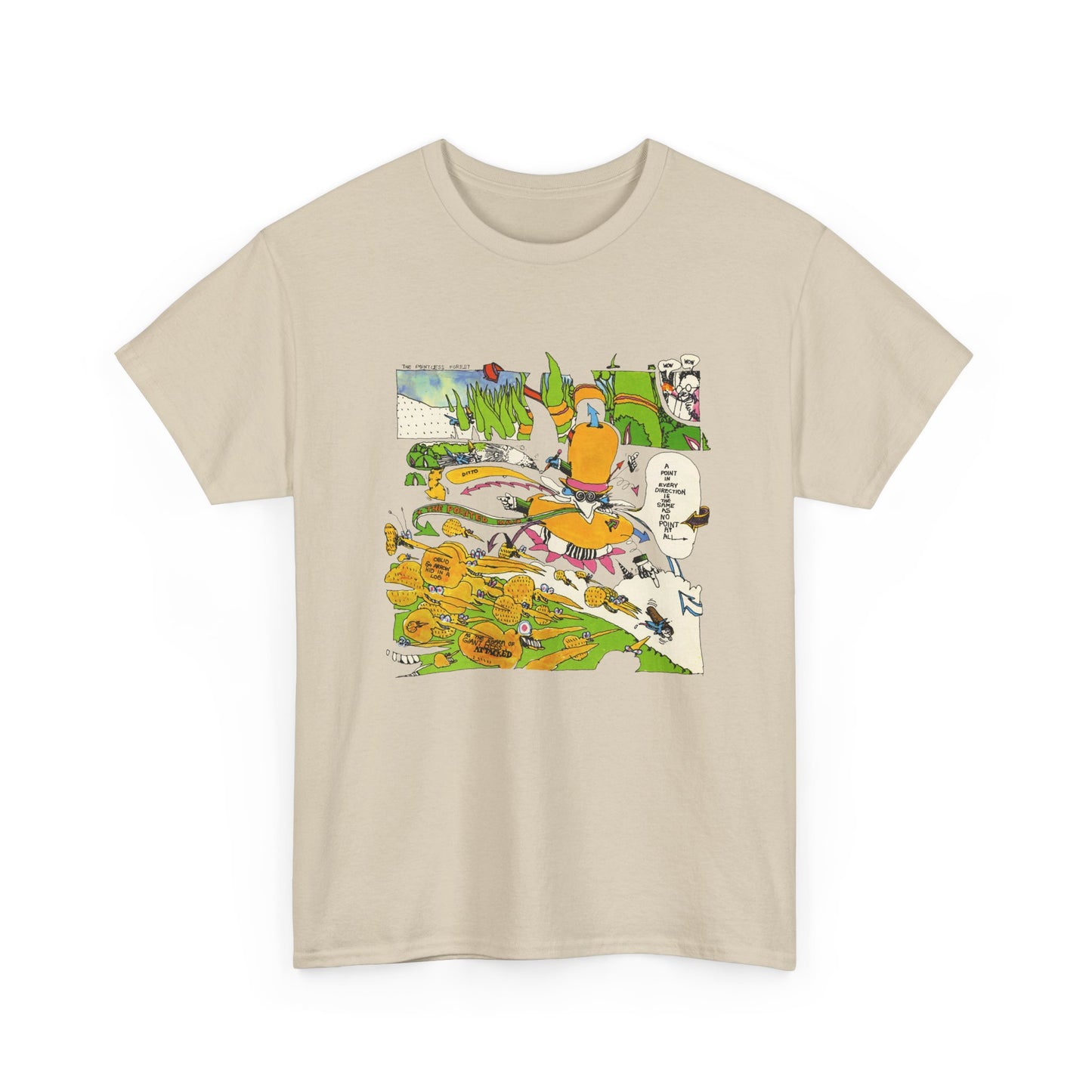 the point! 1970 harry nilsson record comic reproduction tshirt