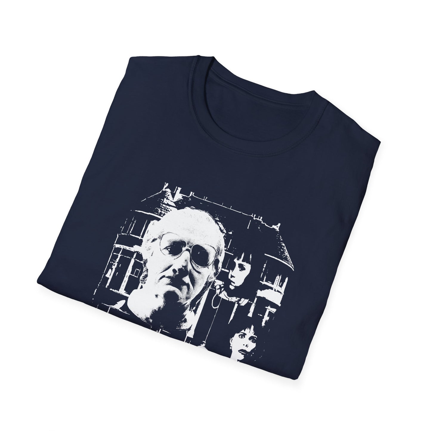 mrs. doubtfire fan art scary collage tshirt