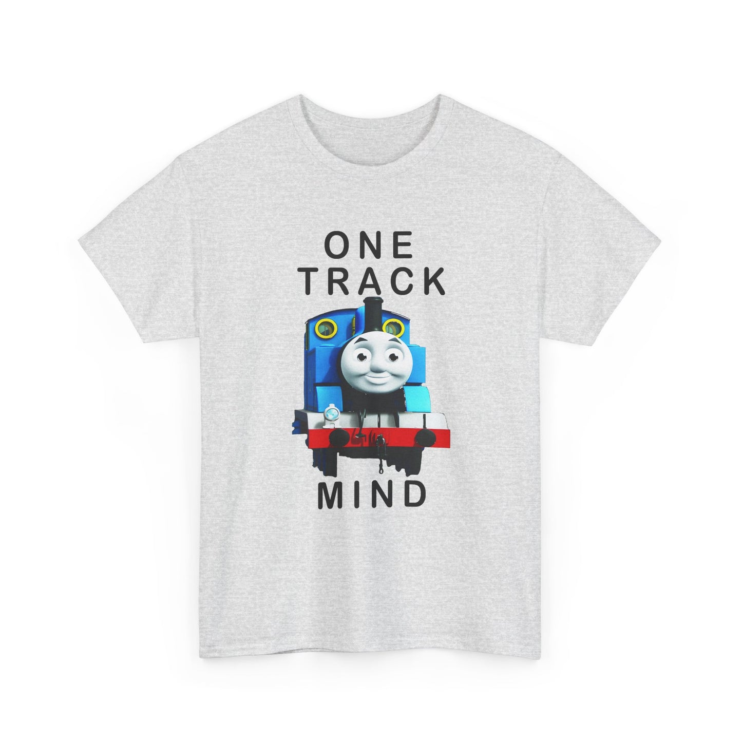 thomas the tank engine one track mind dumb tshirt