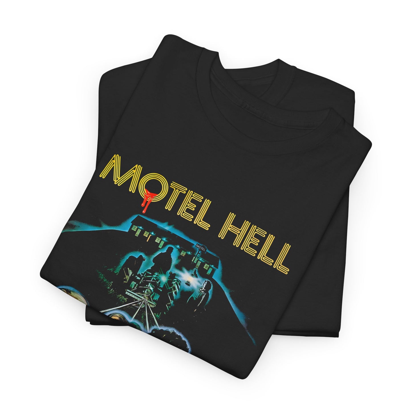 1980 motel hell movie poster tshirt