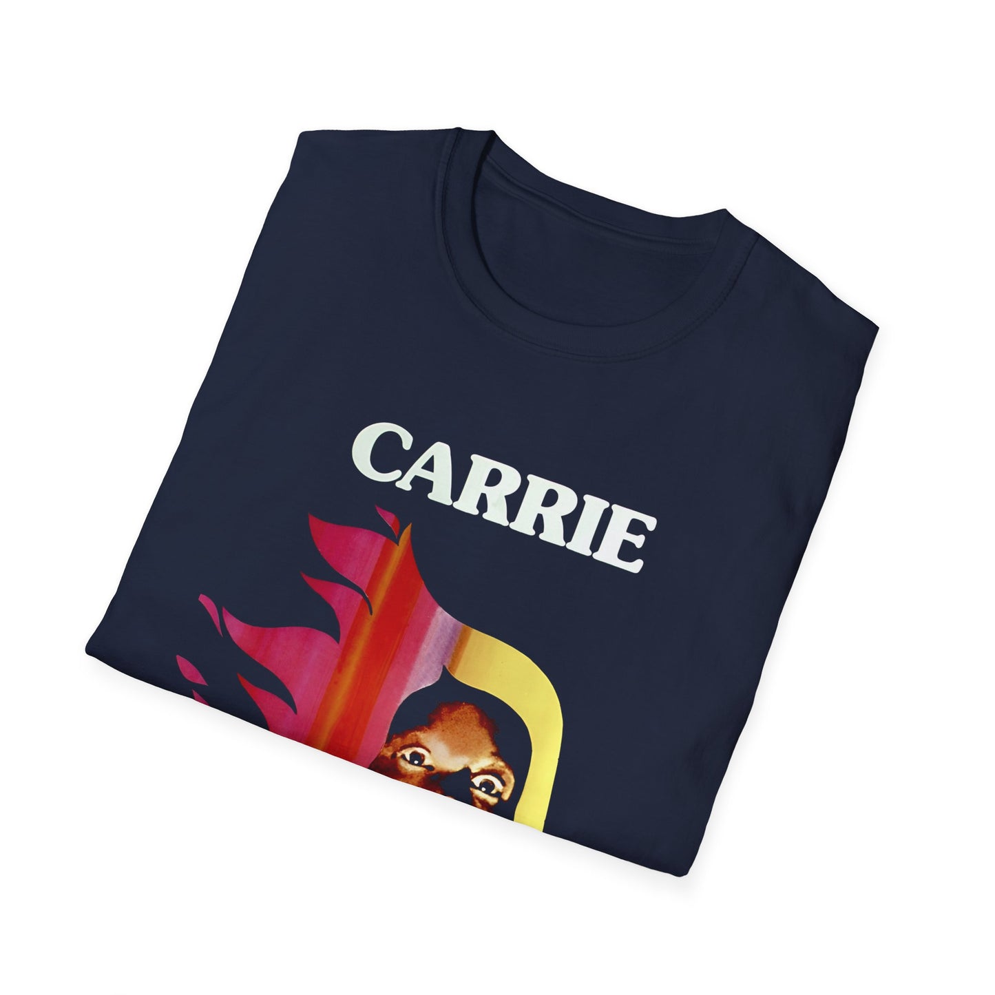 1976 spanish movie poster for carrie tshirt