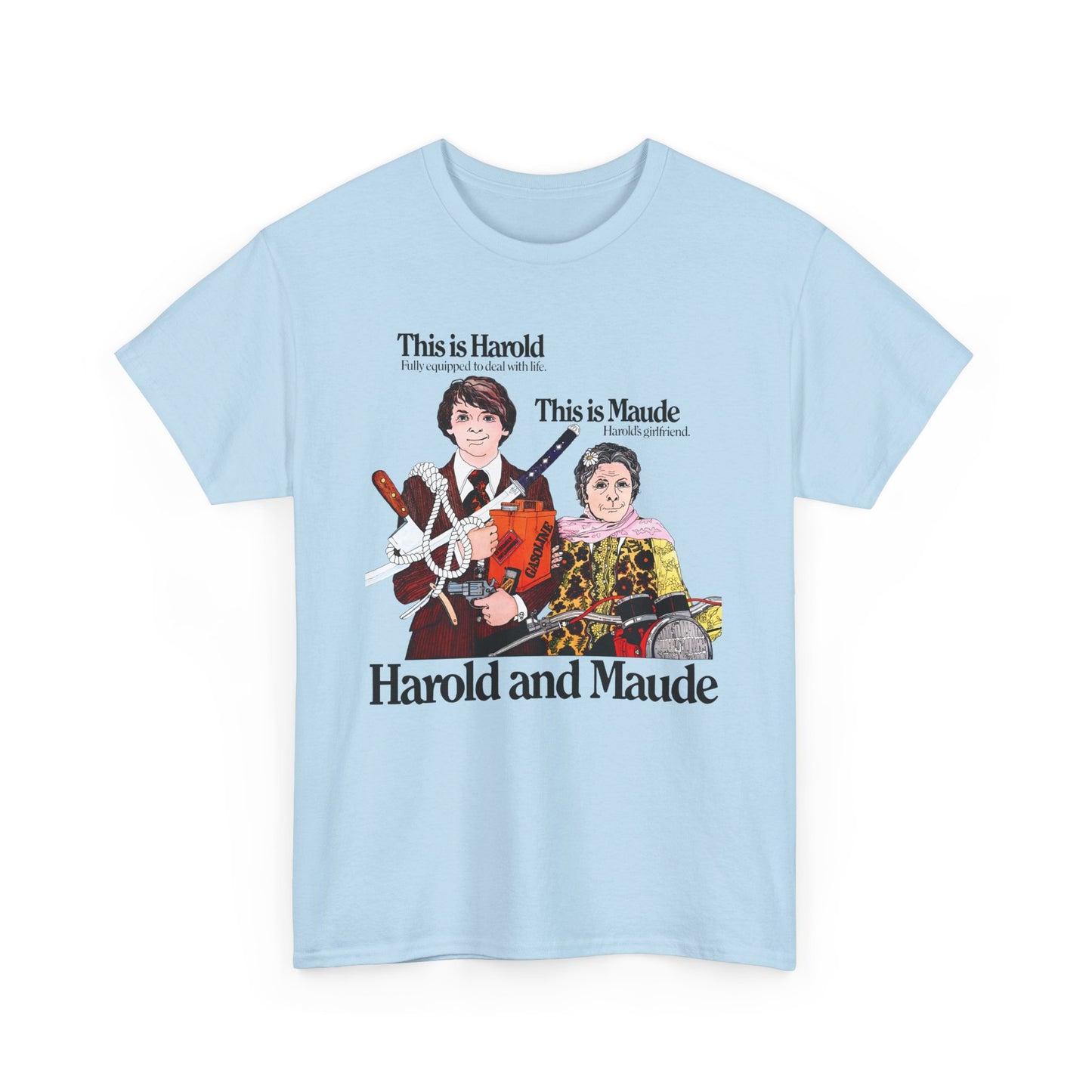 harold and maude 1971 belgian movie poster reproduction tshirt