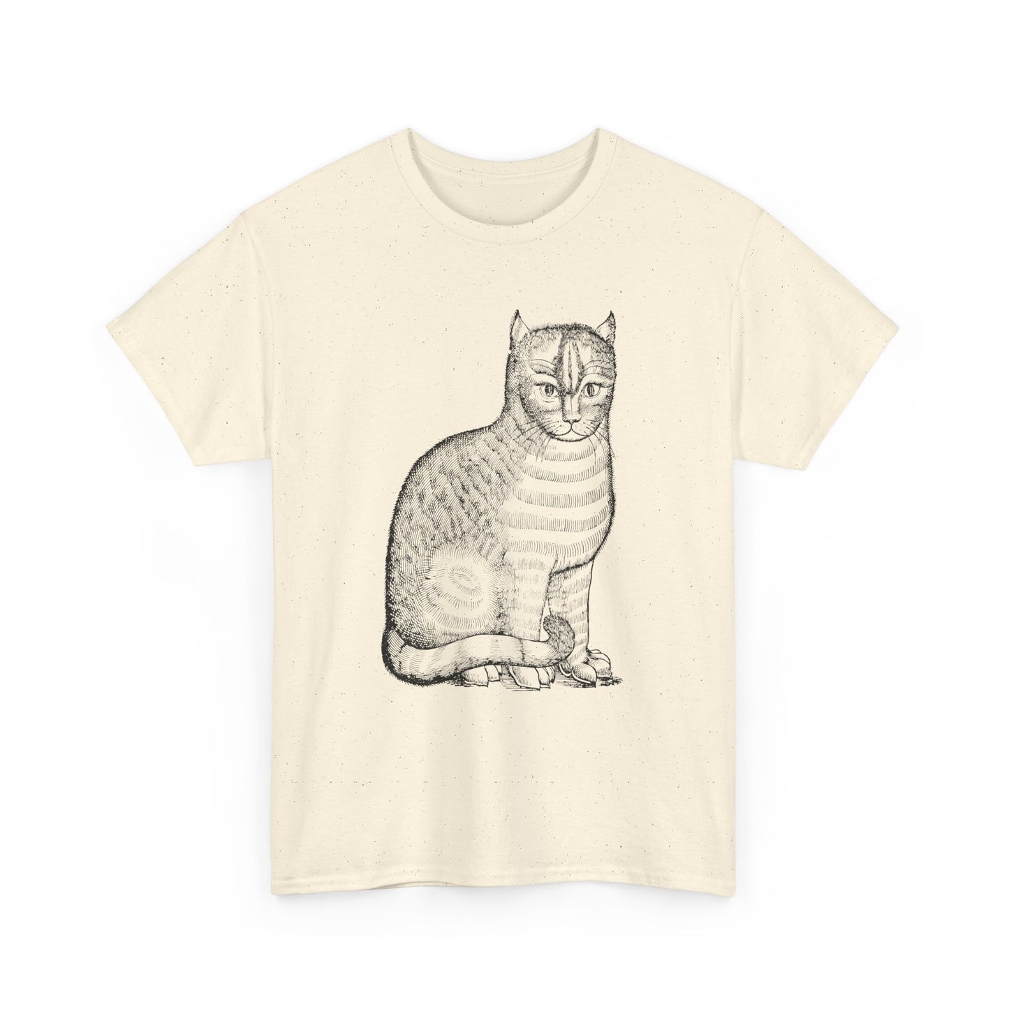 1658 edward topsell cat illustration reproduction tshirt