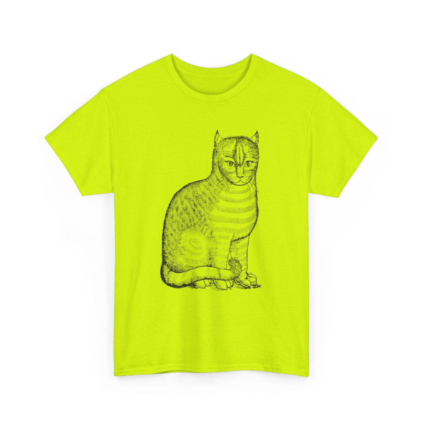 1658 edward topsell cat illustration reproduction tshirt