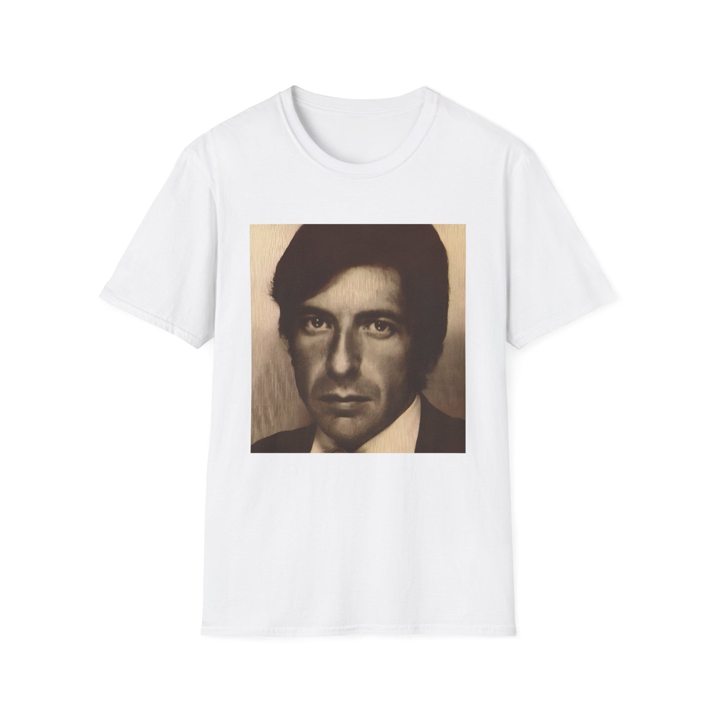 songs of leonard cohen 1968 album no lettering tshirt