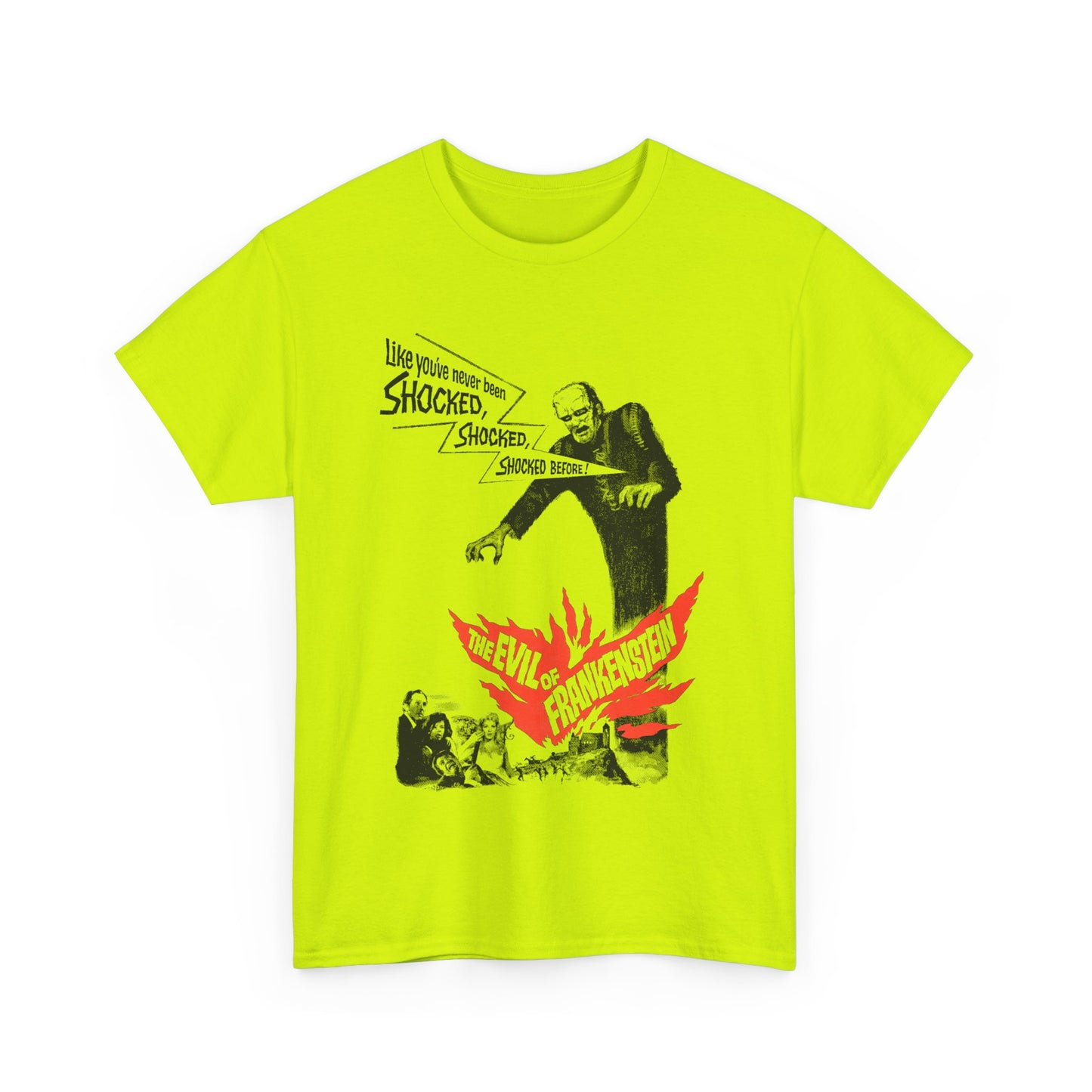 1964 the evil of frankenstein movie poster tshirt