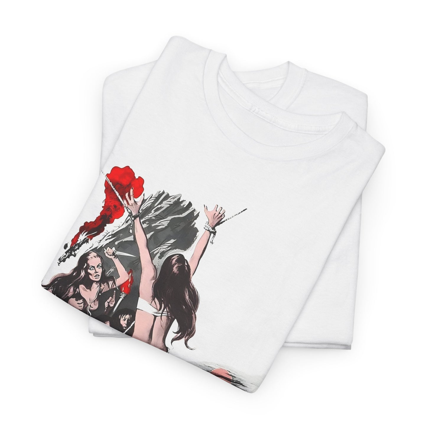 1972 daughters of satan movie poster tshirt