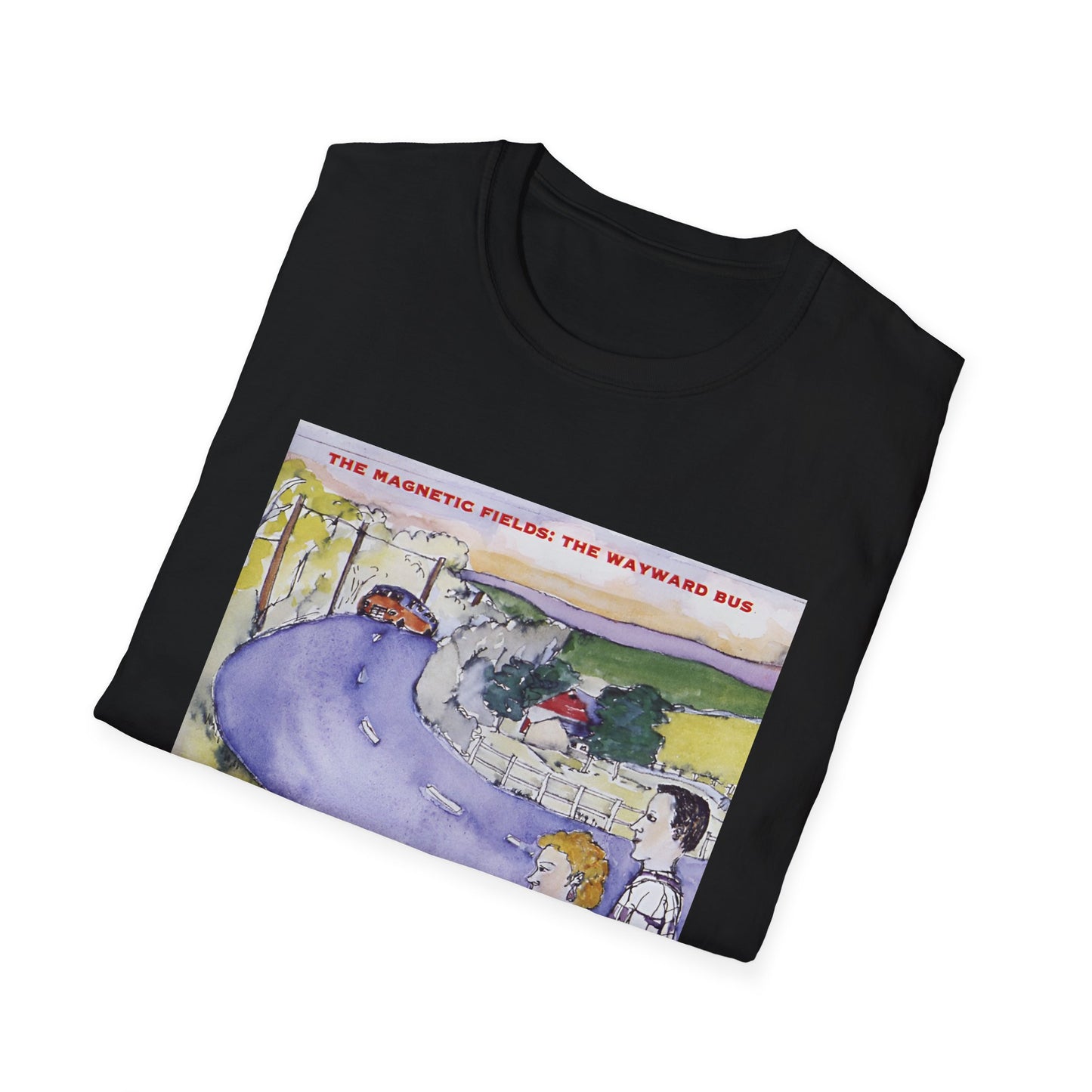the magnetic fields 1992 the wayward bus album tshirt