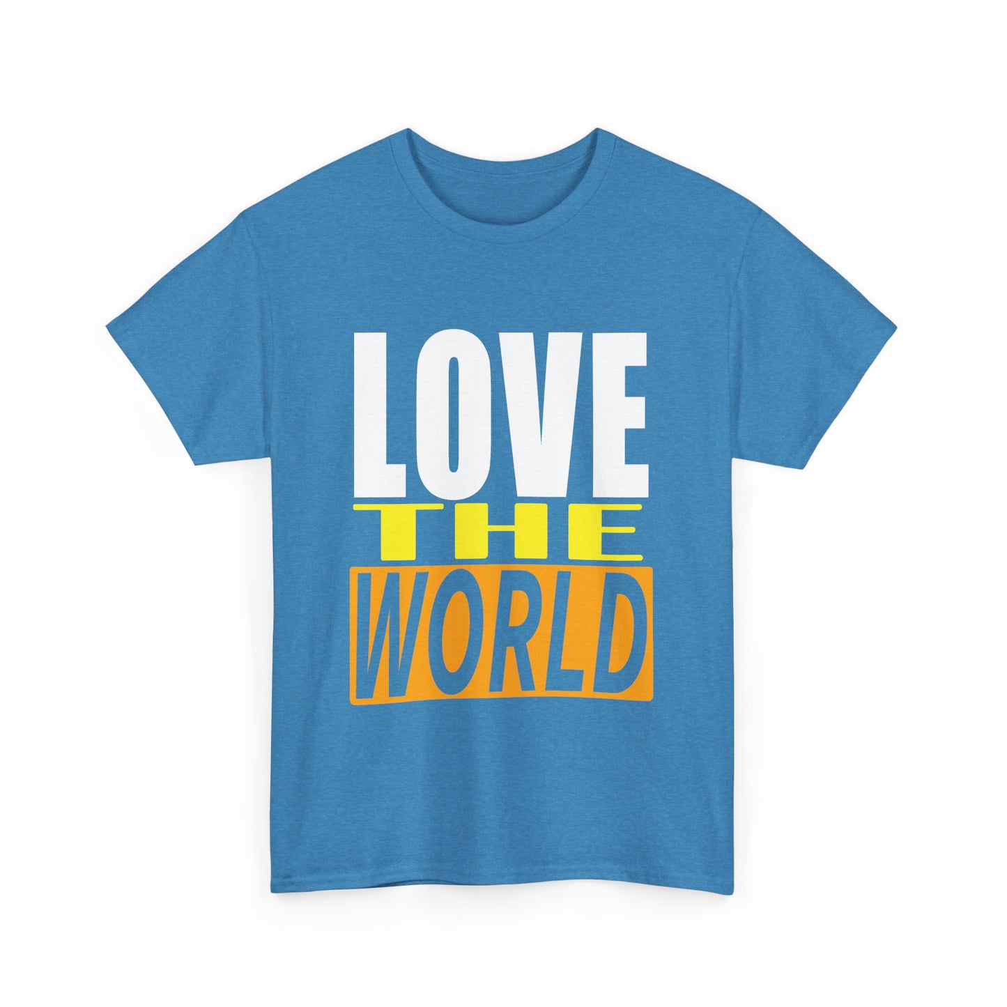 love the world vintage design tshirt