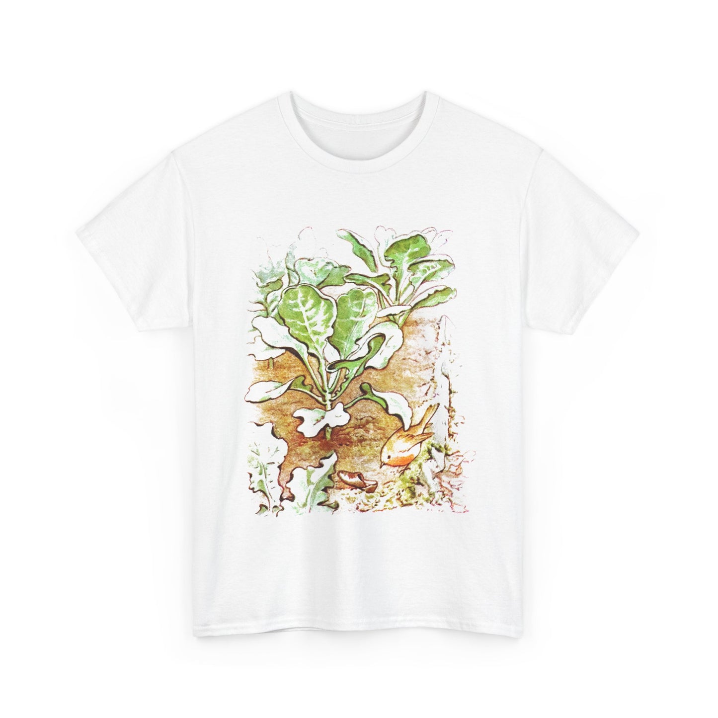 1901 the tale of peter rabbit peters lost shoe in the forest reproduction tshirt