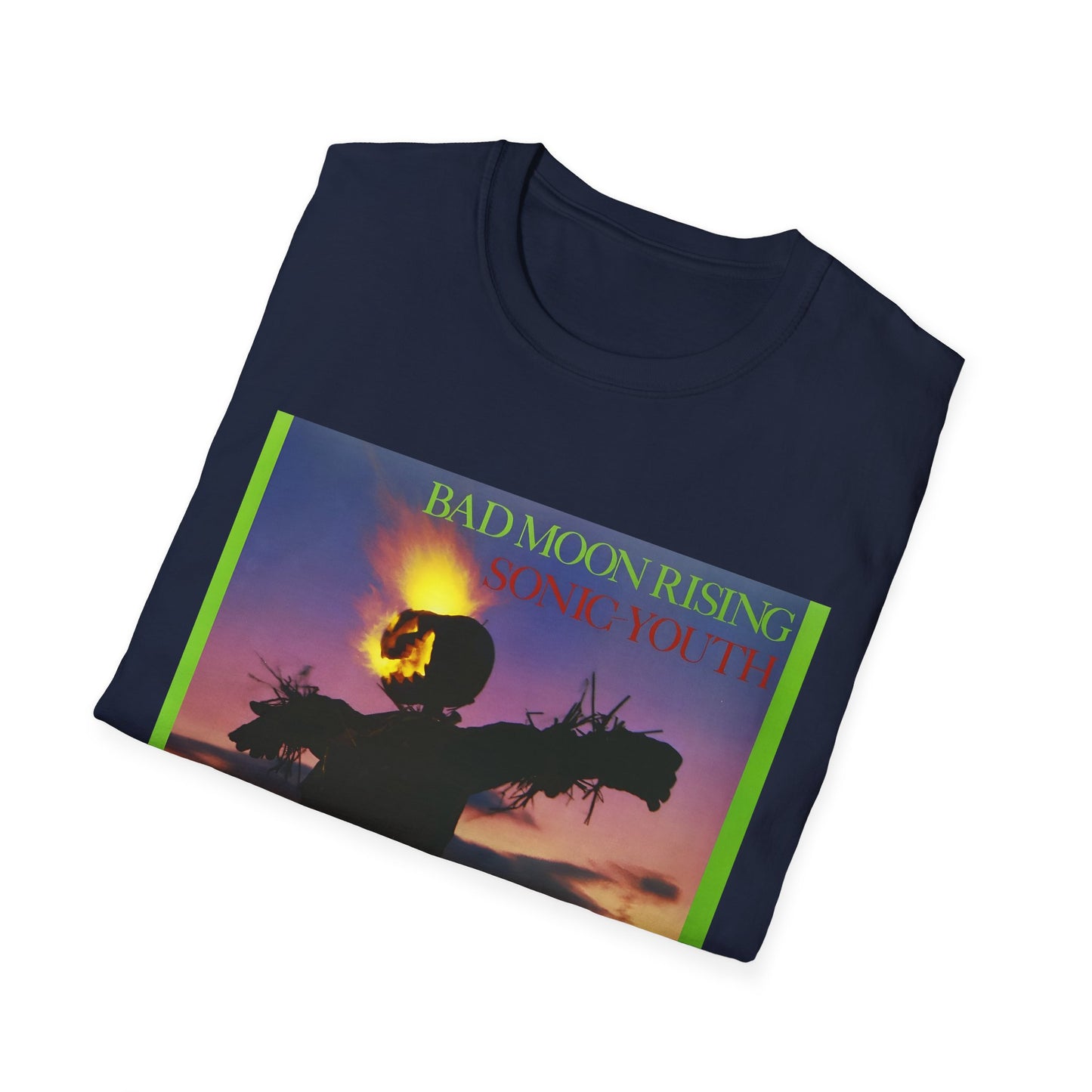 sonic youth 1985 bad moon rising album tshirt