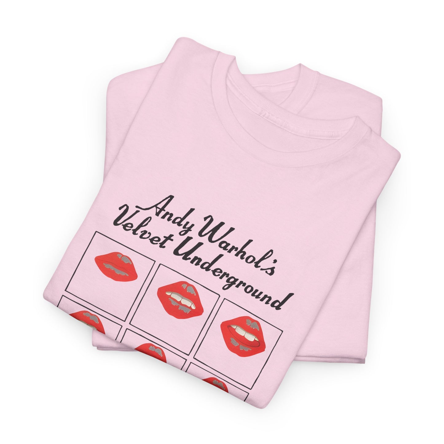 andy warhol's velvet underground featuring nico lips tshirt
