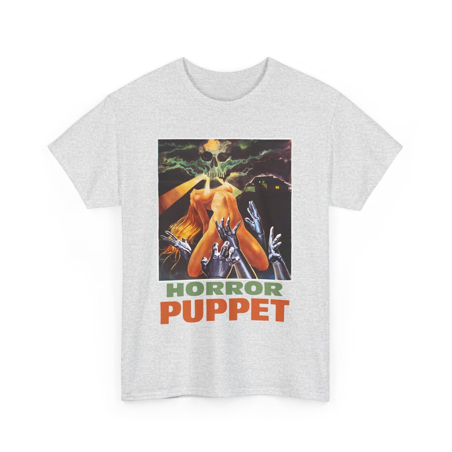 1979 horror puppet poster for the movie tourist trap tshirt