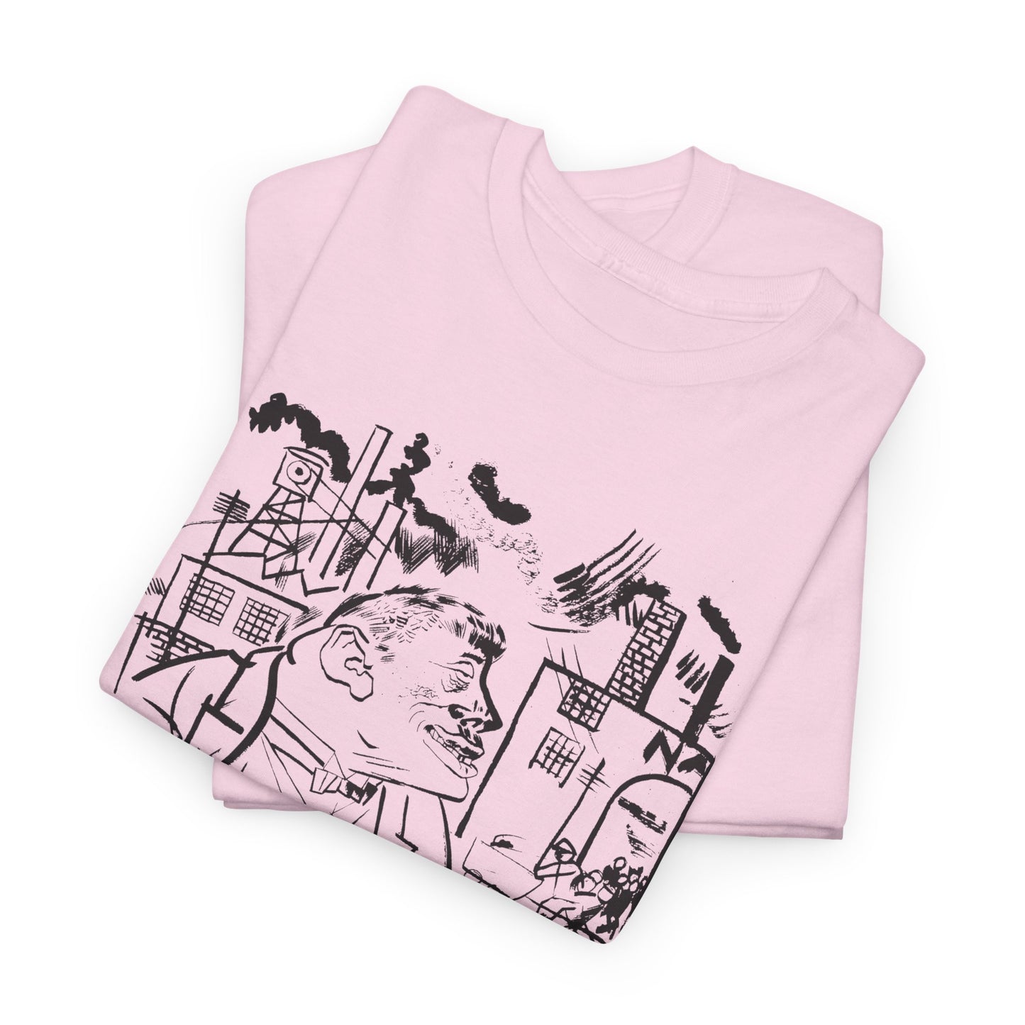 1921 geroge grosz sketch "i shall exterminate everything around me that restricts me from being the master" tshirt