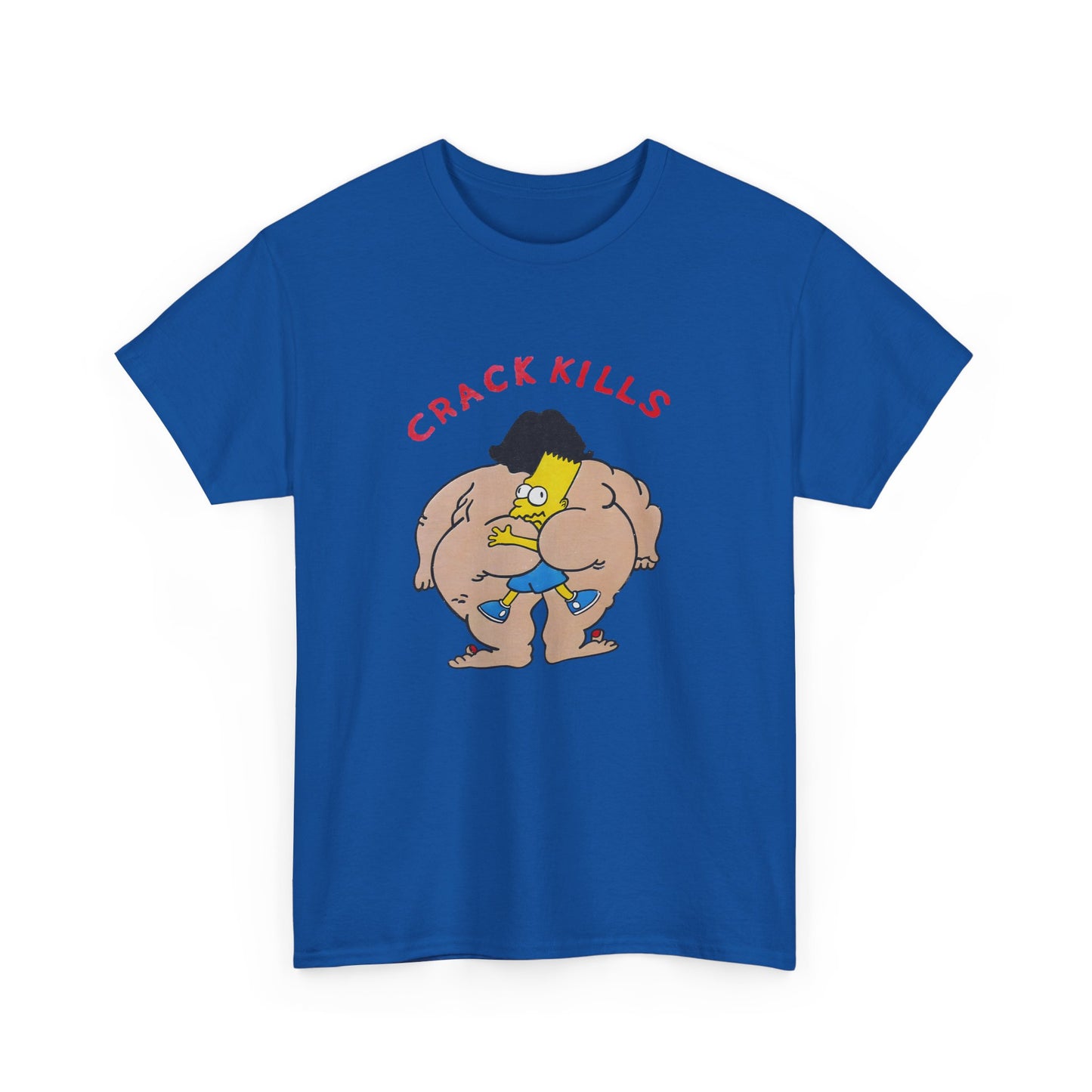 bart simpson crack kills parody vintage reproduction tshirt