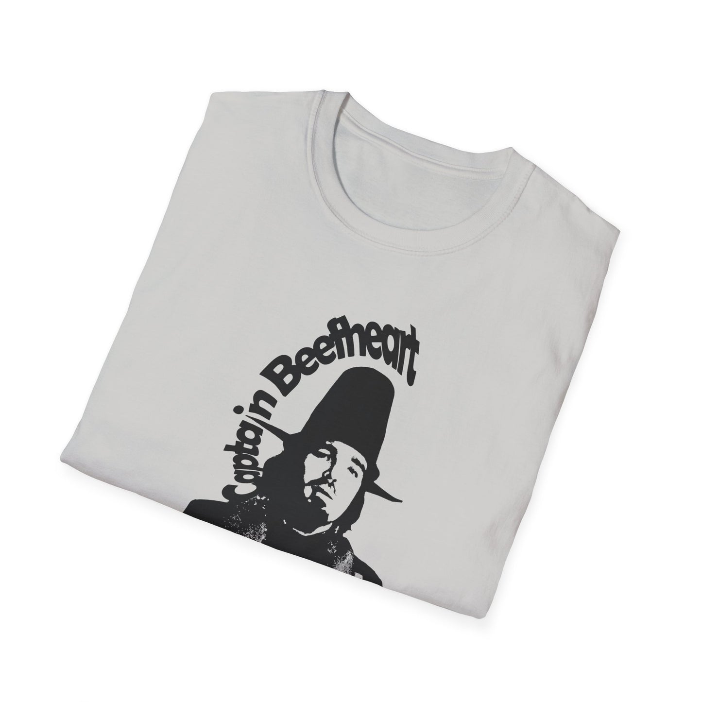 captain beefheart stencil in black tshirt