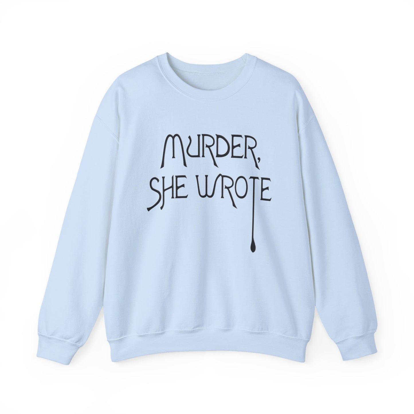 murder, she wrote vintage style unisex heavy blend crewneck sweatshirt