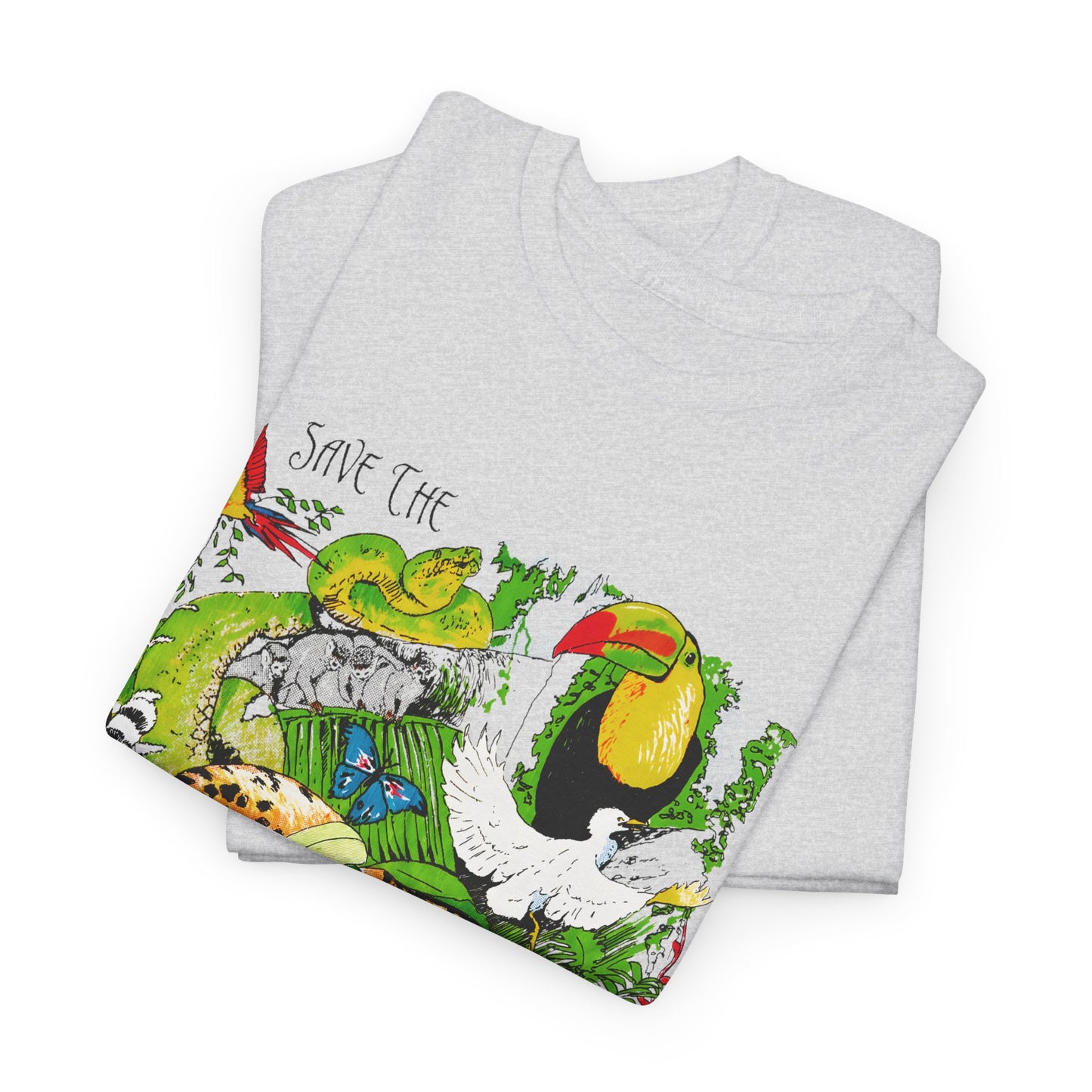 1993 vintage save the rainforest reproduction tshirt