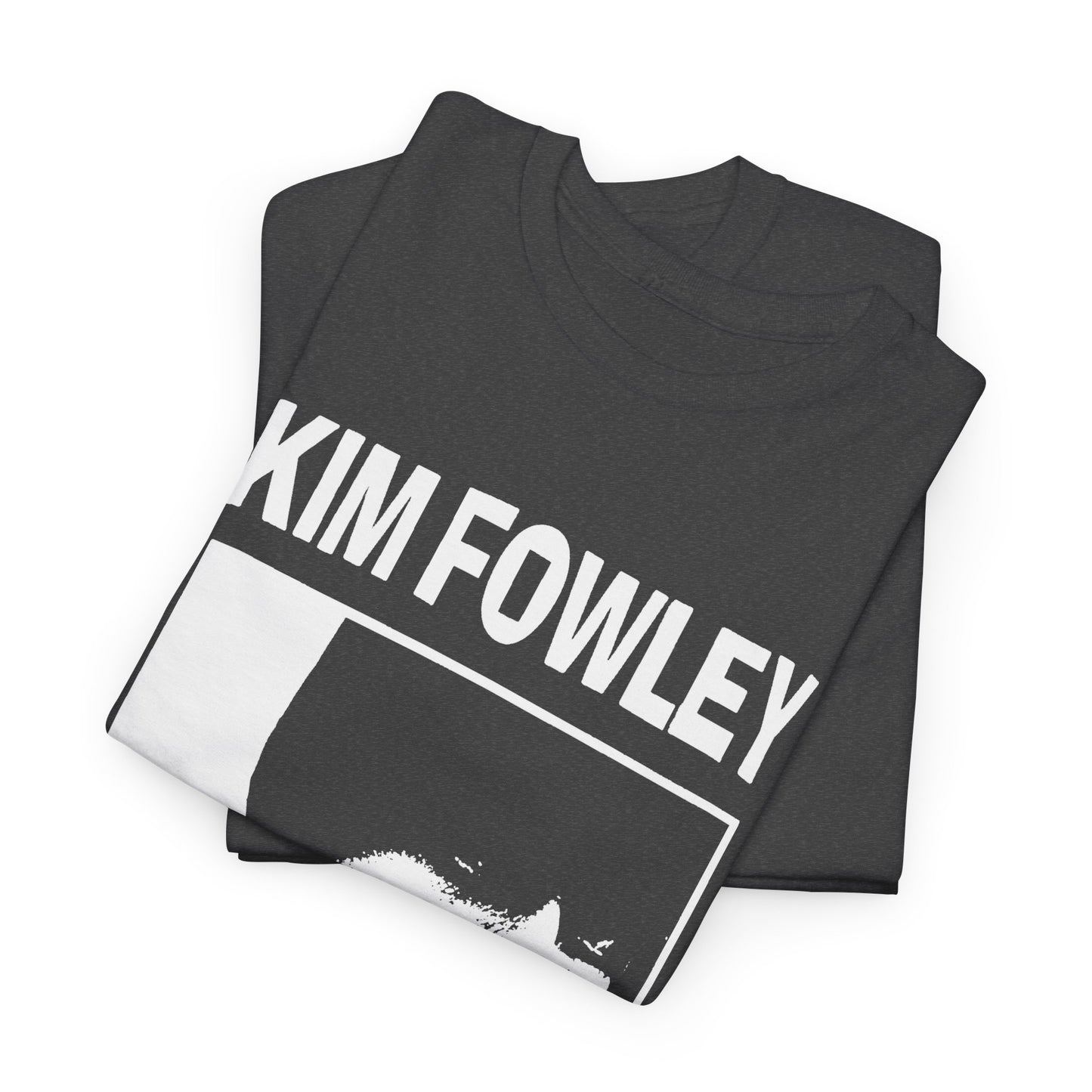kim fowley show poster fan art reproduction white graphic tshirt