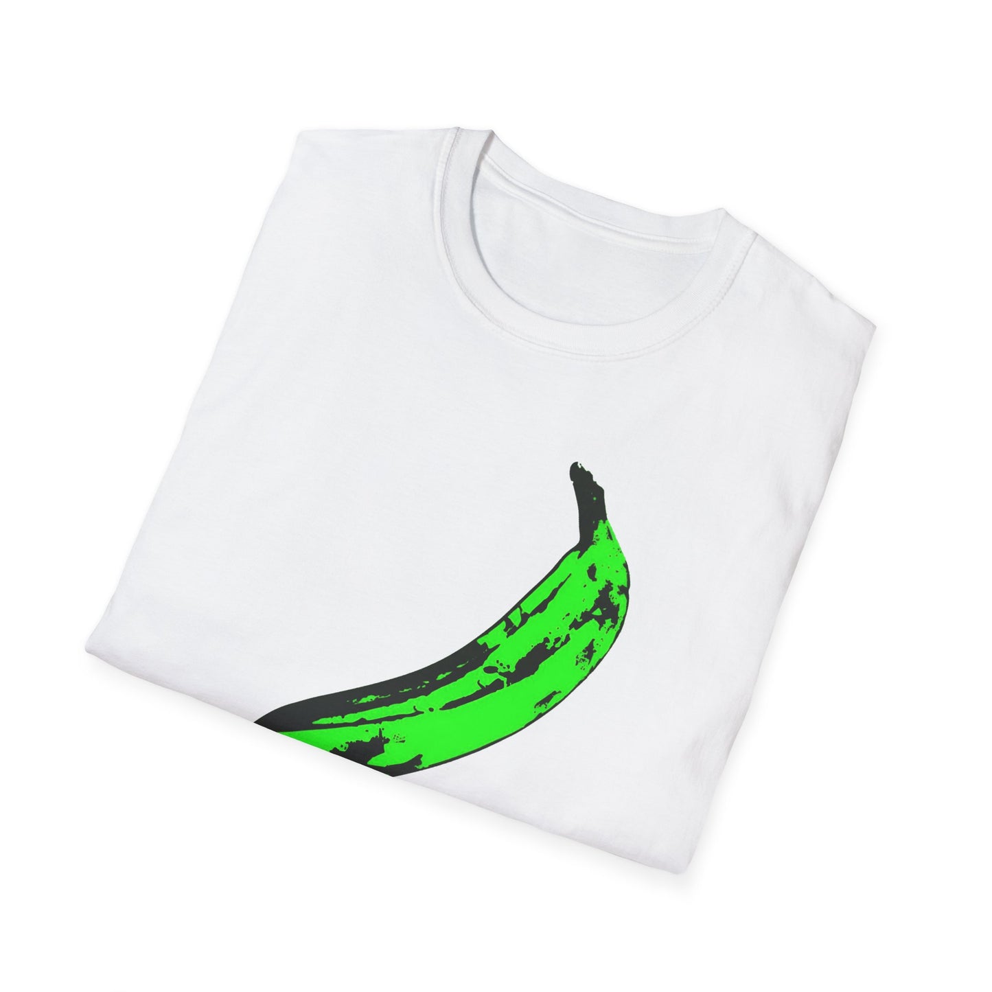 andy warhol's velvet underground and nico banana in green tshirt
