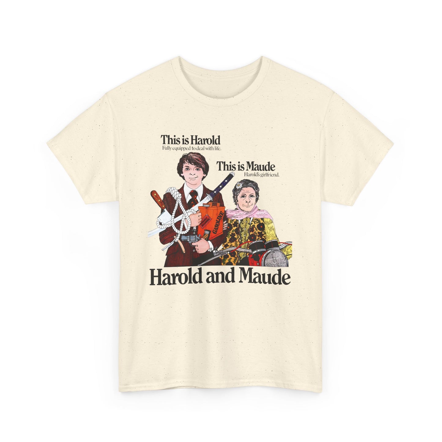 harold and maude 1971 belgian movie poster reproduction tshirt