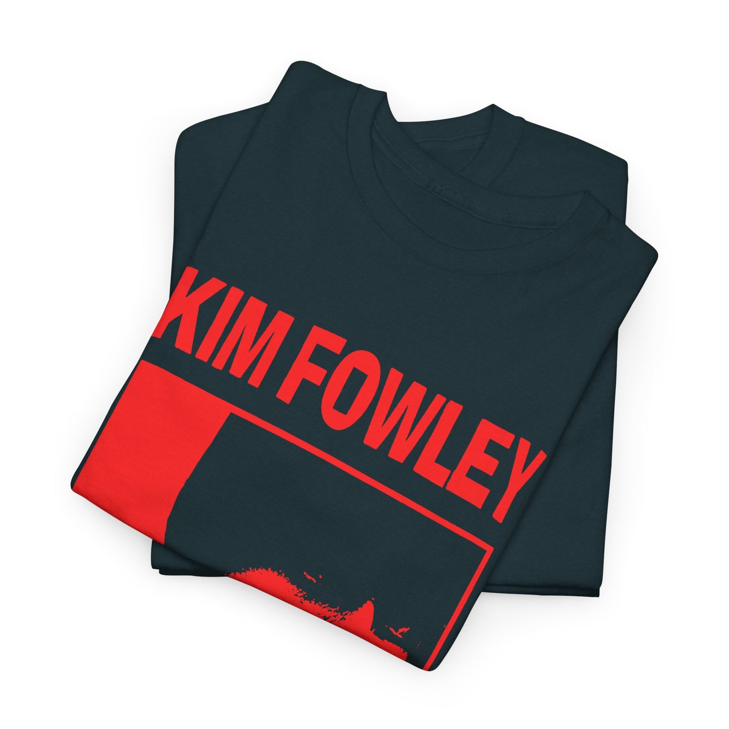 kim fowley show poster fan art reproduction red graphic tshirt
