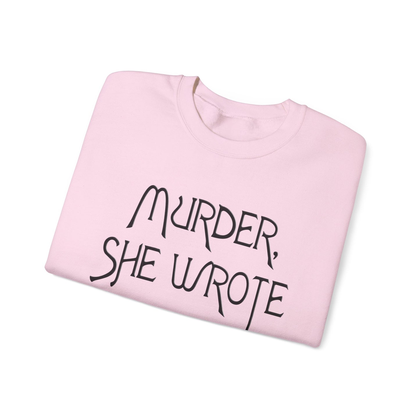 murder, she wrote vintage style unisex heavy blend crewneck sweatshirt