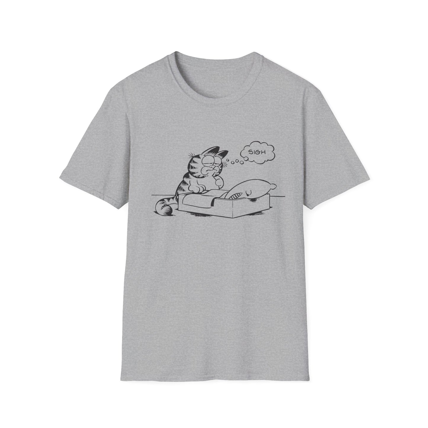 garf sighing tshirt