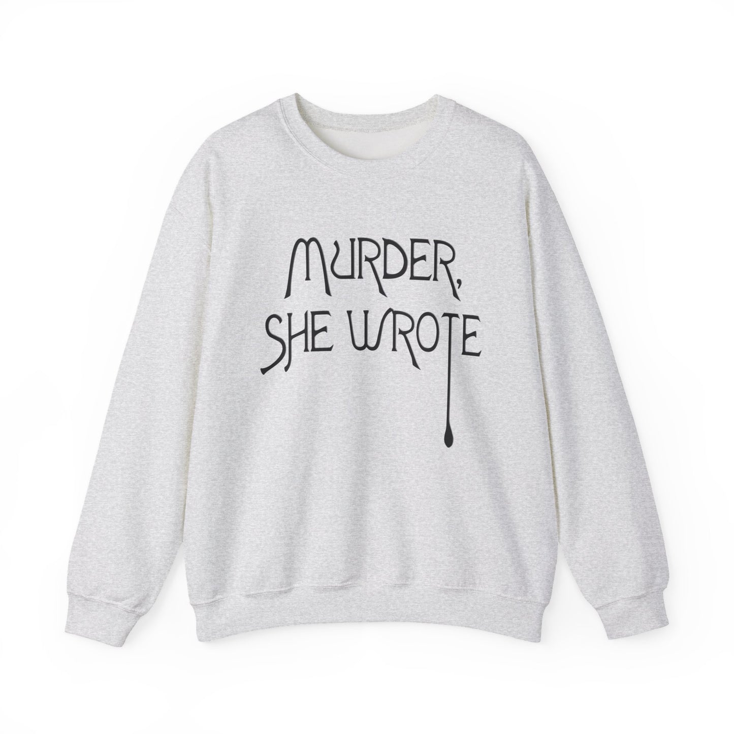murder, she wrote vintage style unisex heavy blend crewneck sweatshirt