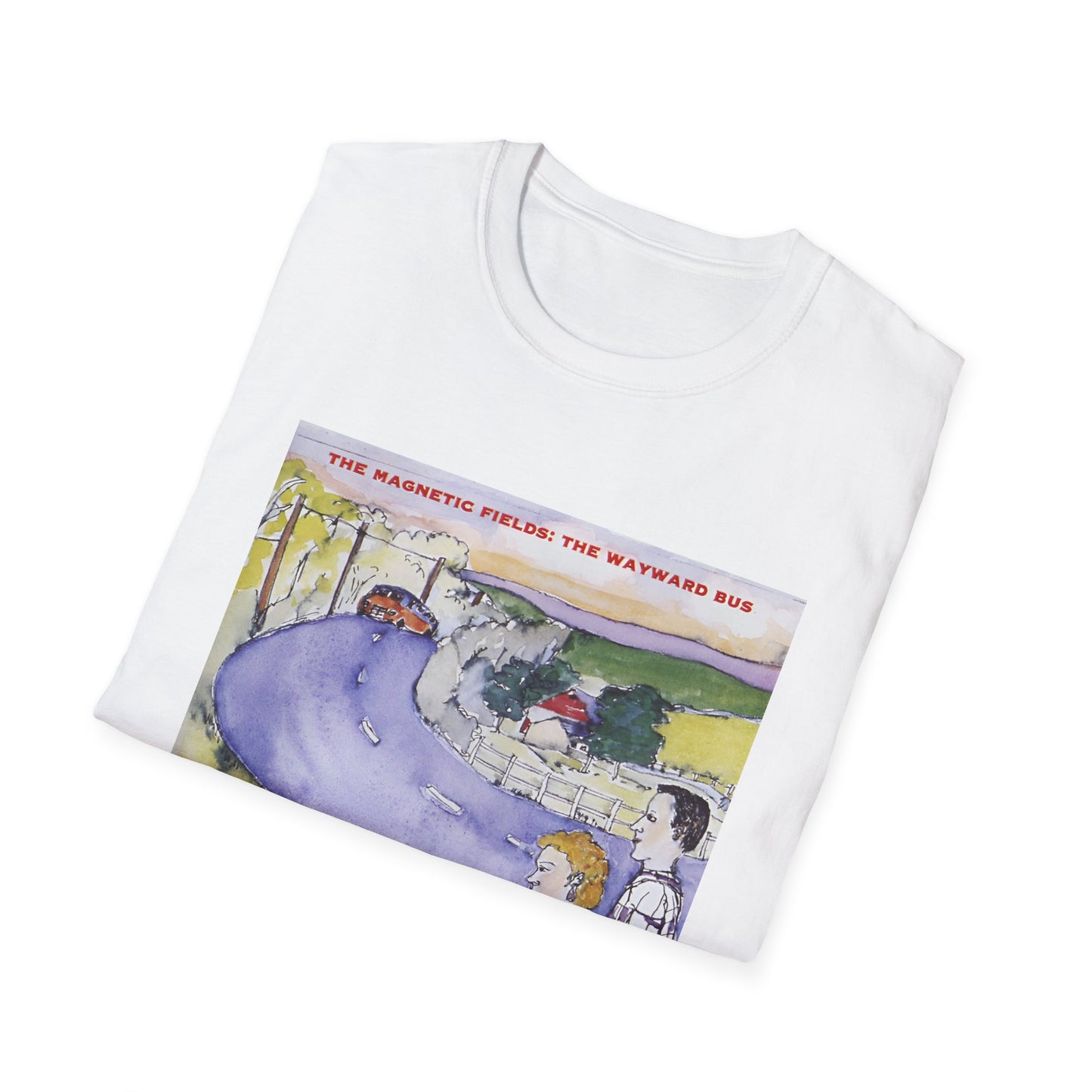 the magnetic fields 1992 the wayward bus album tshirt