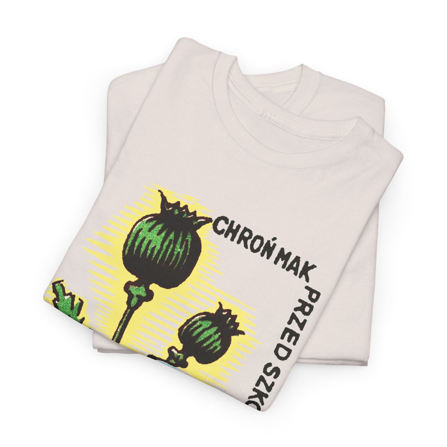 vintage polish matchbox graphic protect poppies from pests pesticide ad tshirt