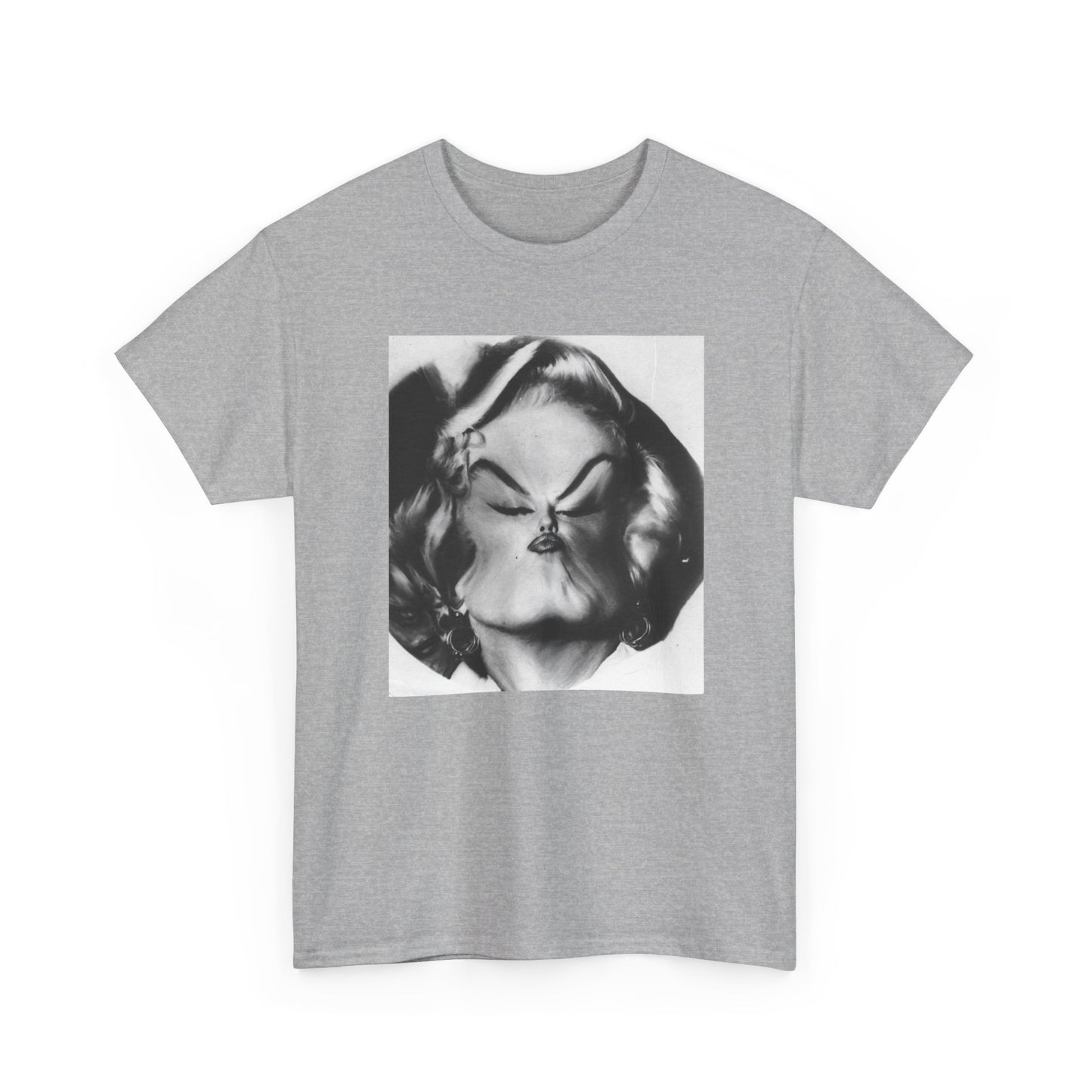 1960 marilyn monroe weegee distortion photo custom edit with border tshirt
