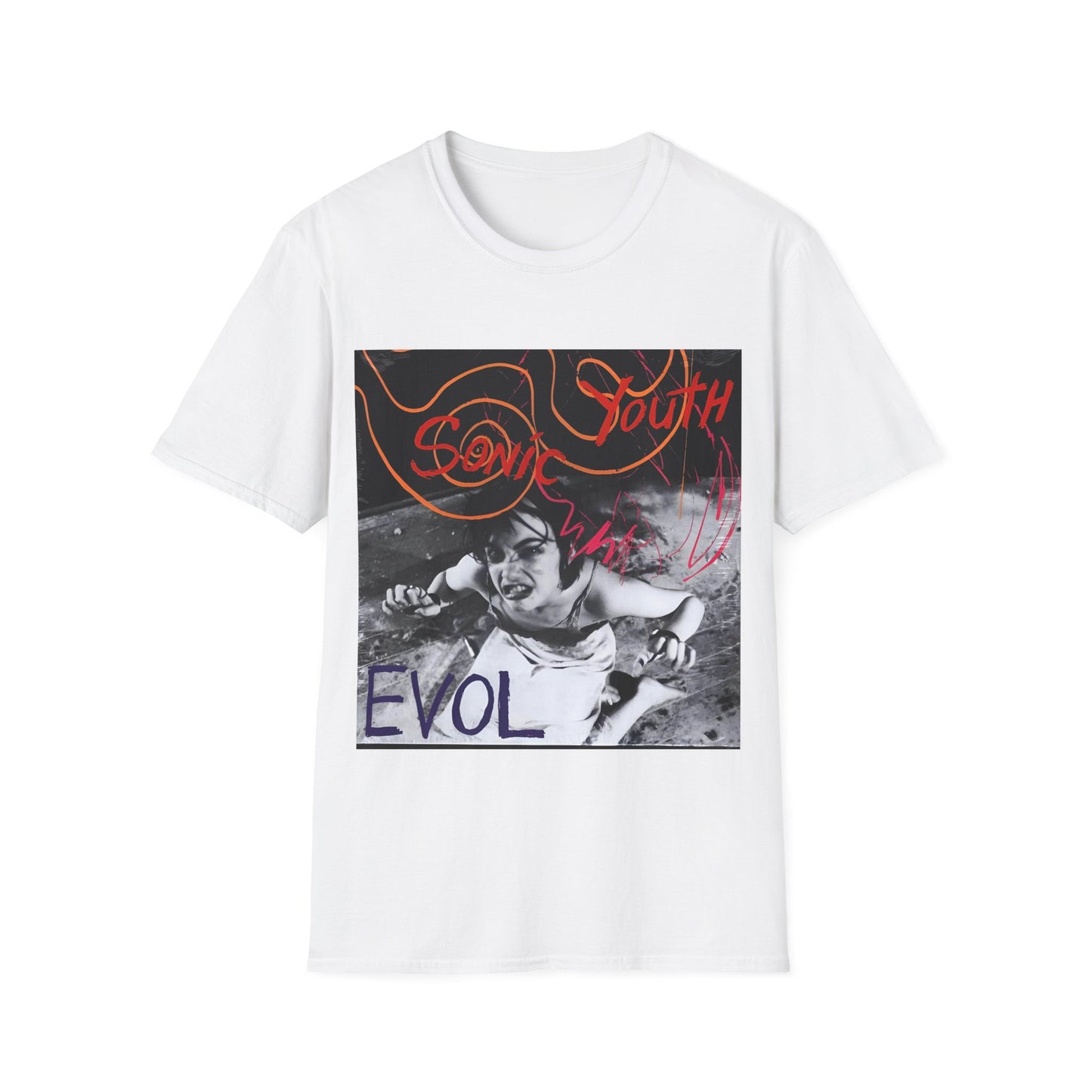 sonic youth 1986 evol album tshirt