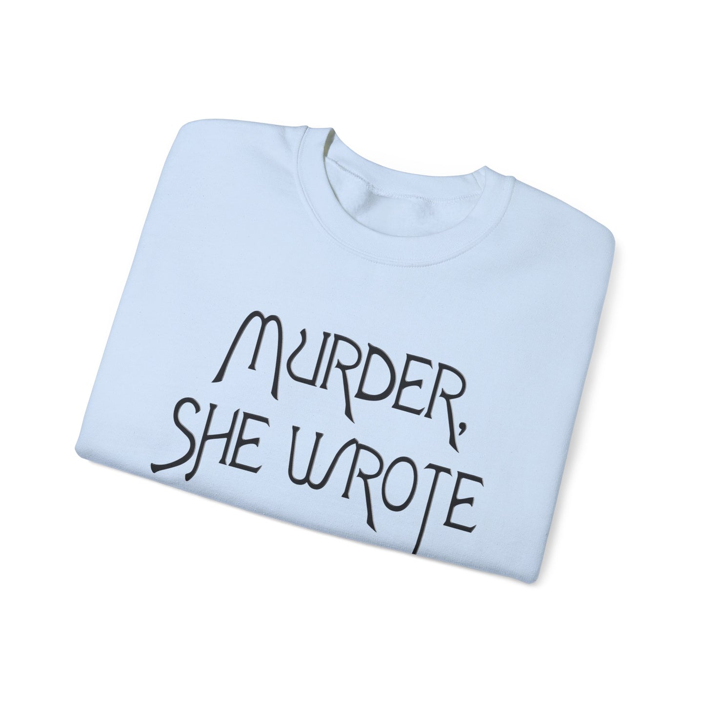 murder, she wrote vintage style unisex heavy blend crewneck sweatshirt