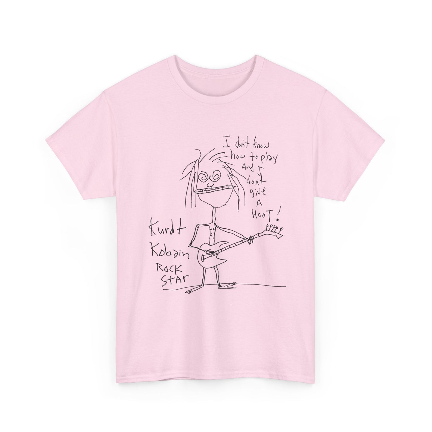 1992 kurt cobain self portrait reproduction tshirt