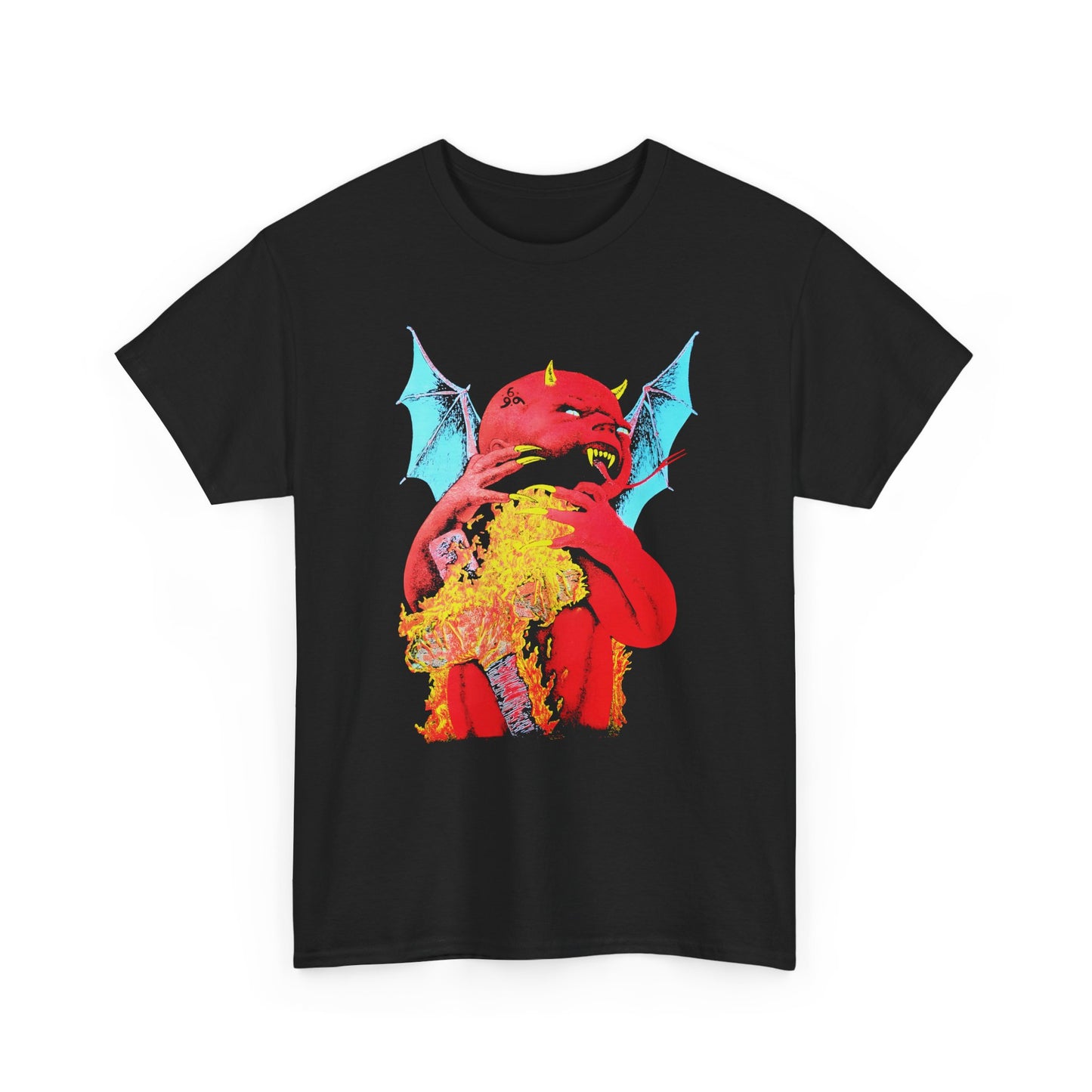 original demon child used for born again album cover reproduction tshirt