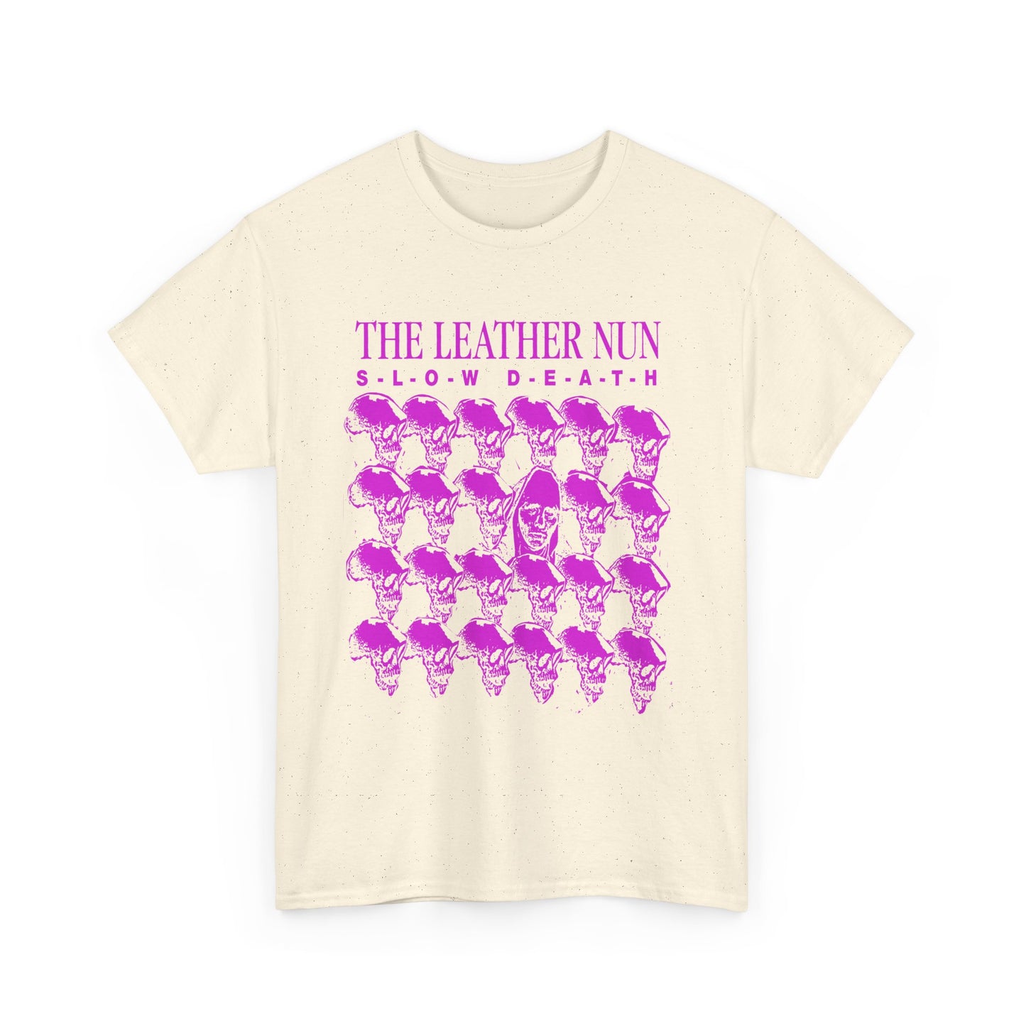 1979 slow death ep by the leather nun album cover stretched graphic tshirt