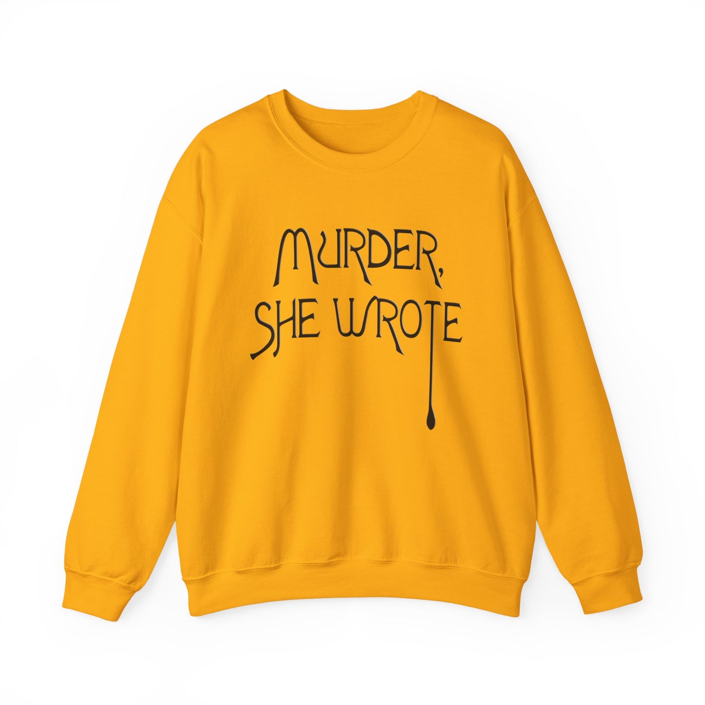 murder, she wrote vintage style unisex heavy blend crewneck sweatshirt