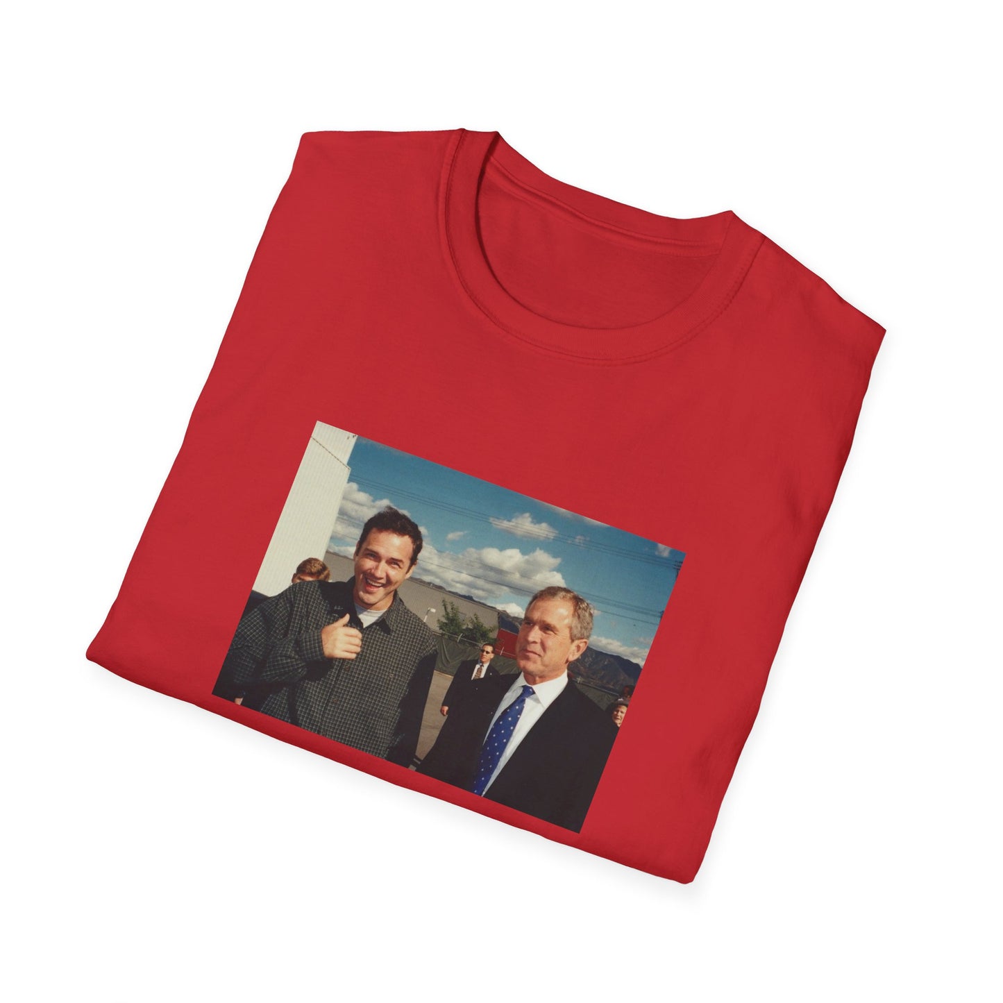 norm macdonald and george bush jr. tshirt