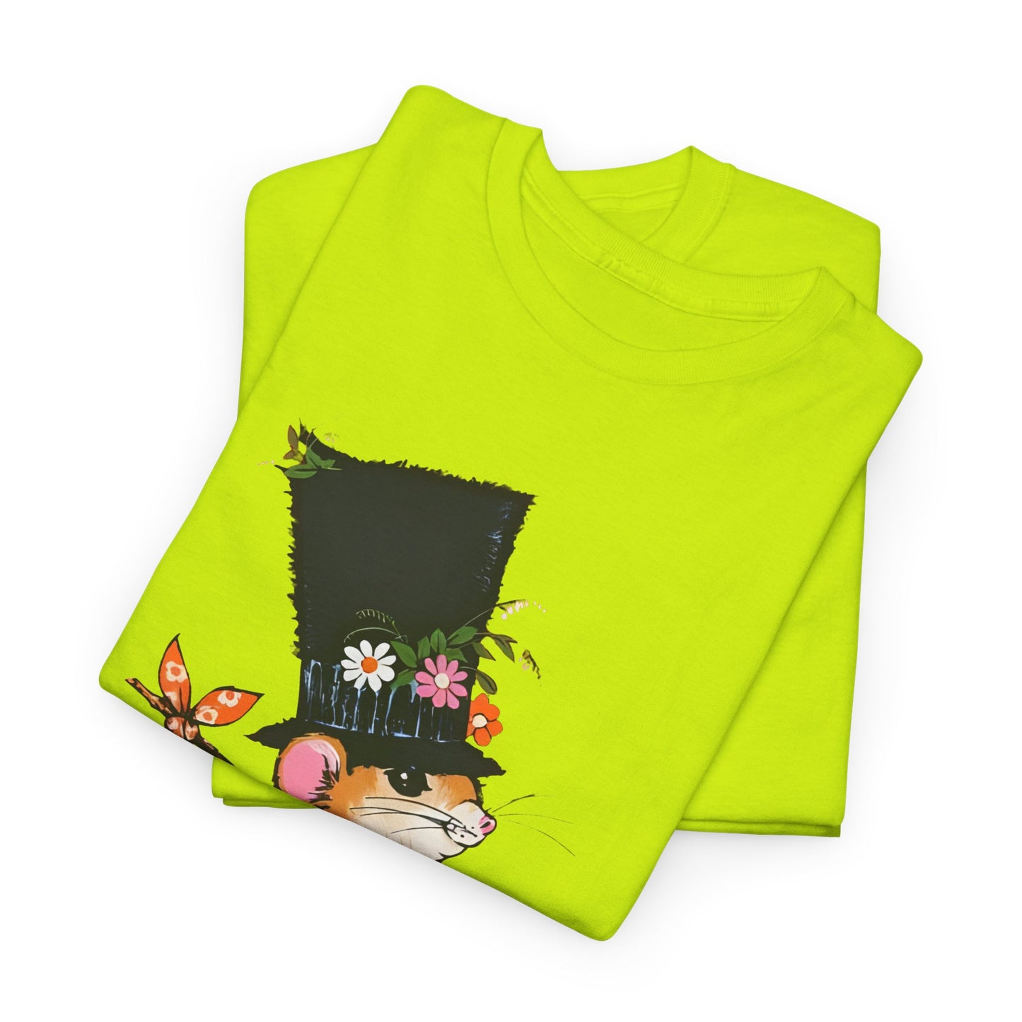 1970s vintage graphic novelty hobo mouse reproduction tshirt