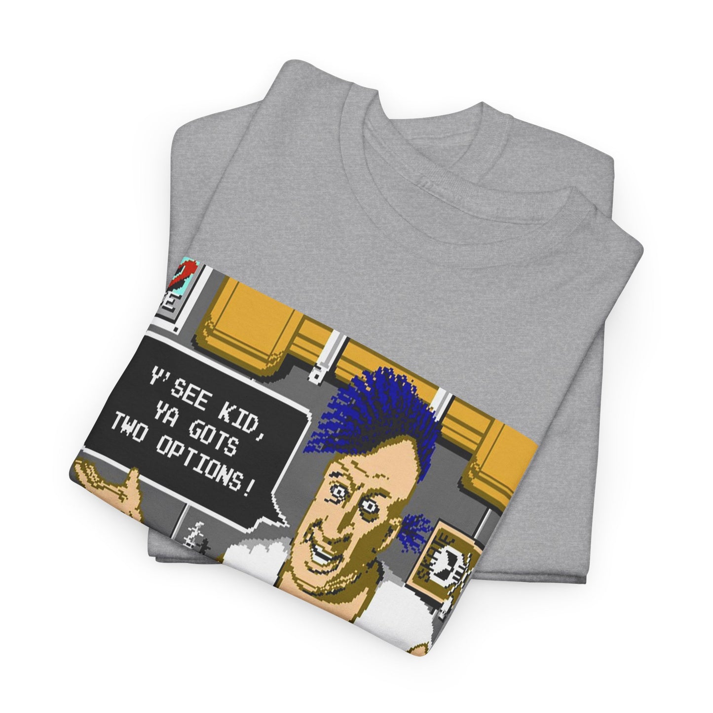 1987 skate or die! video game ya gots two options tshirt