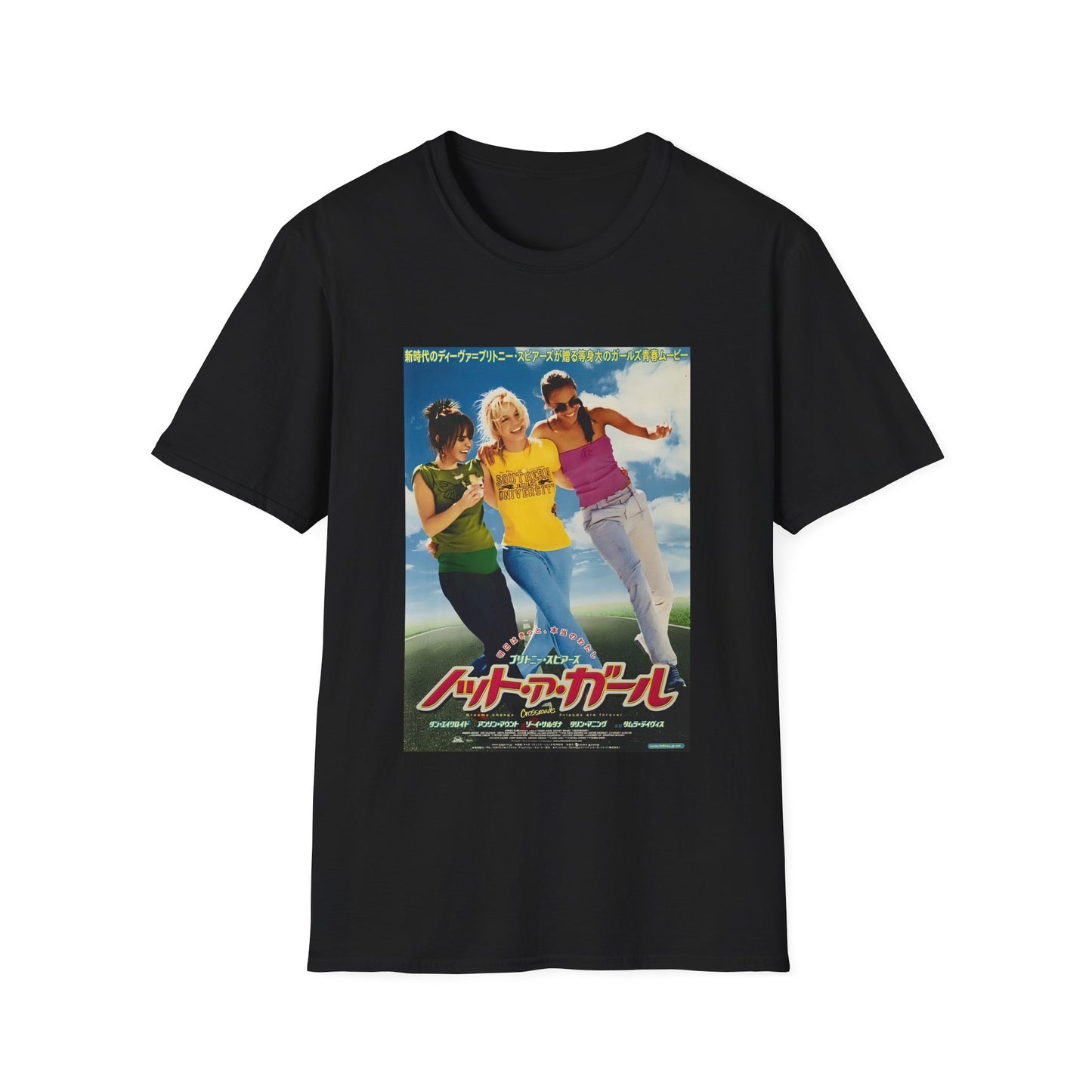 2002 japanese movie poster tshirt britney spears crossroads